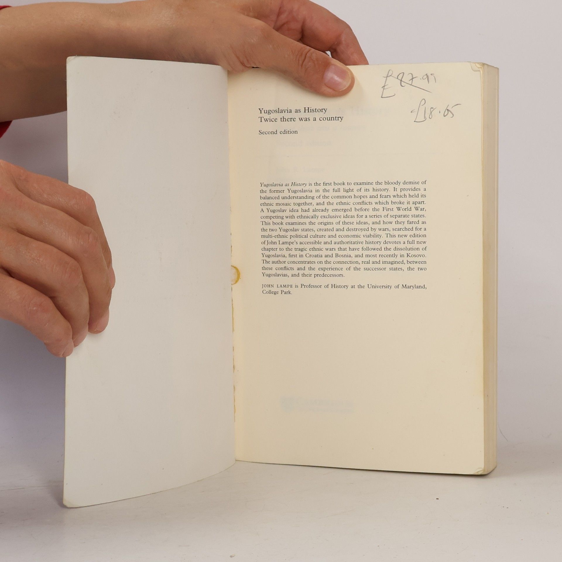 John R. Lampe Yugoslavia as History