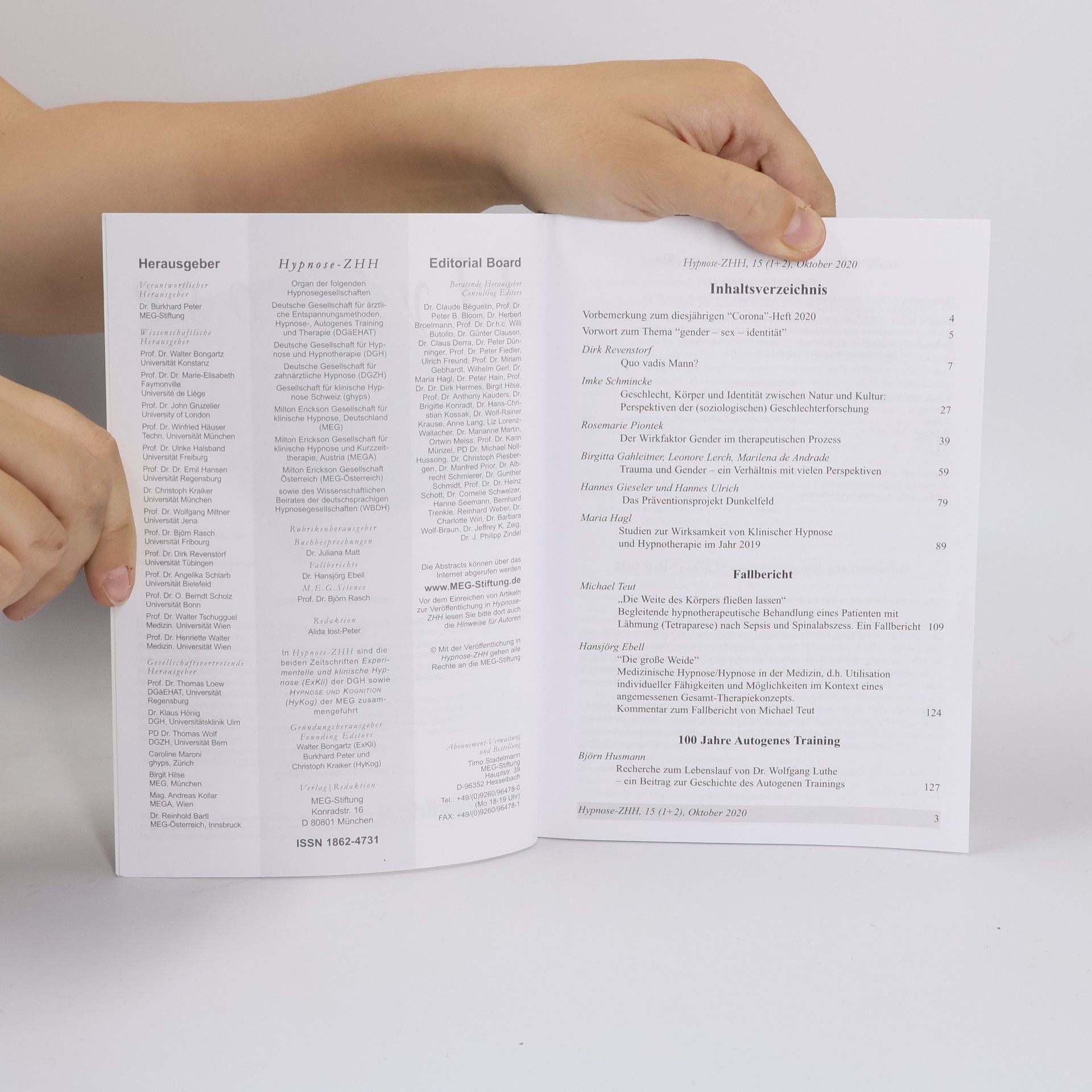 kolektiv Hypnose. Zeitschrift für Hypnose und Hypnotherapie