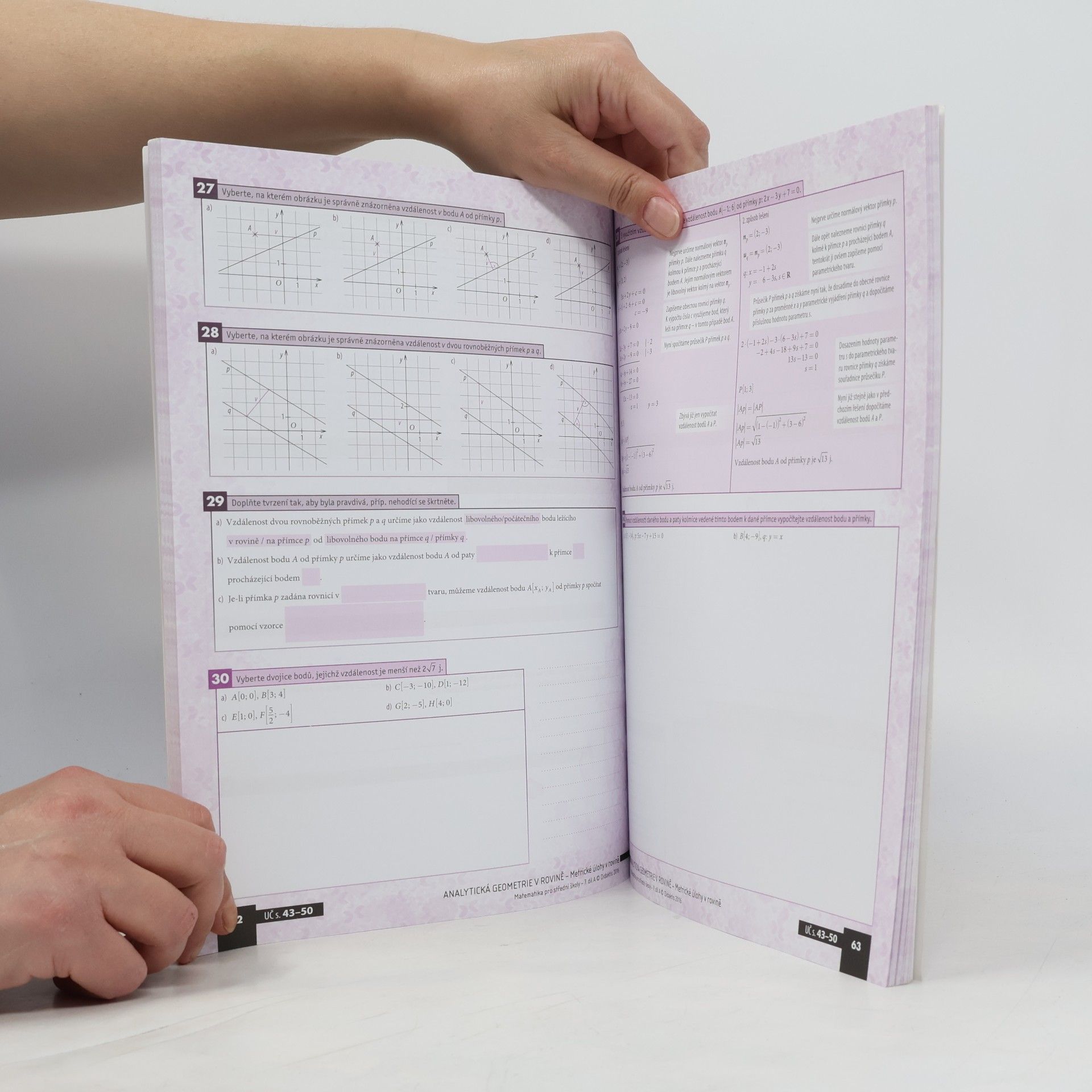 Václav Zemek Matematika pro střední školy – 7. díl A: Analytická geometrie v rovině – Pracovní sešit