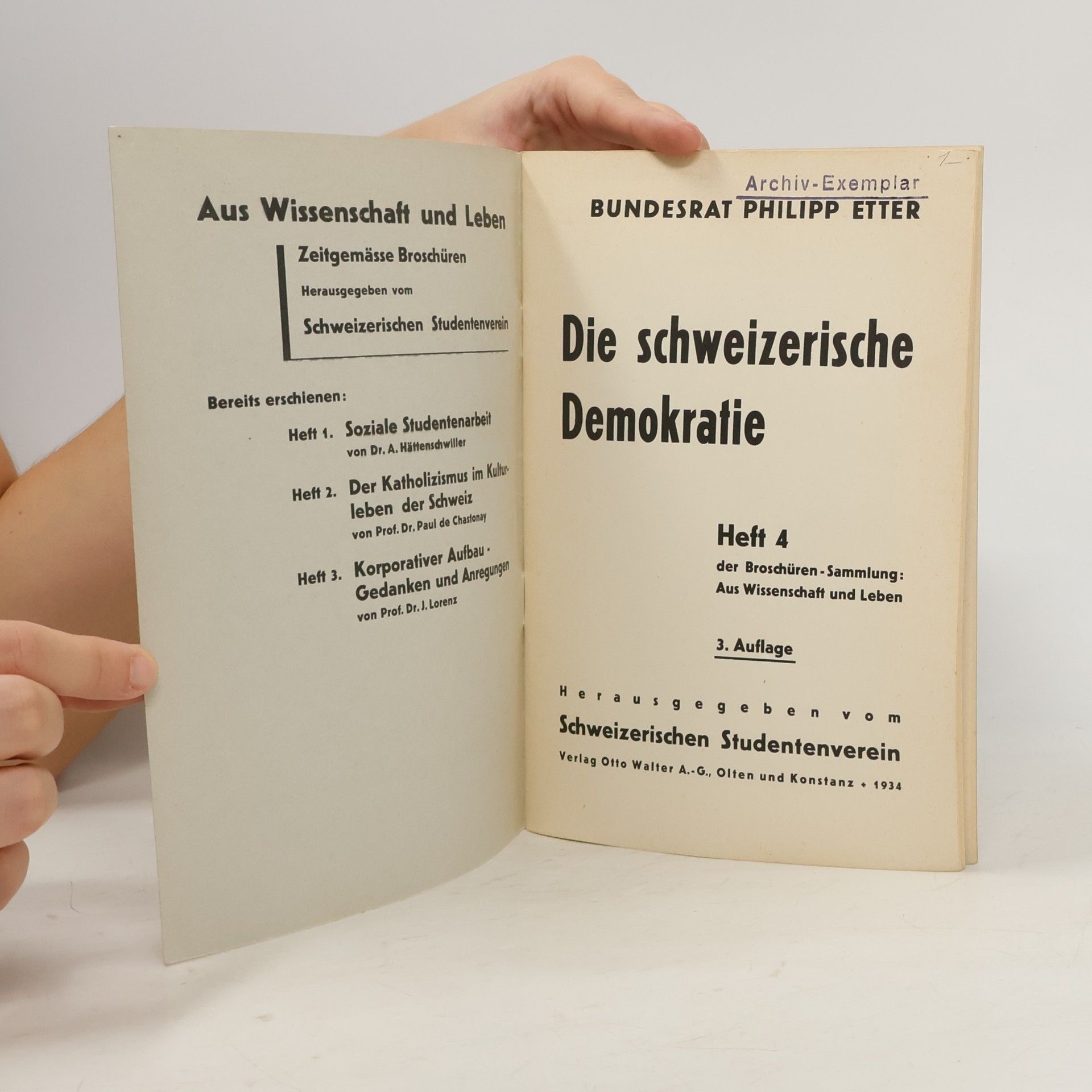 Kolektiv autorů Die schweizerische Demokratie 4