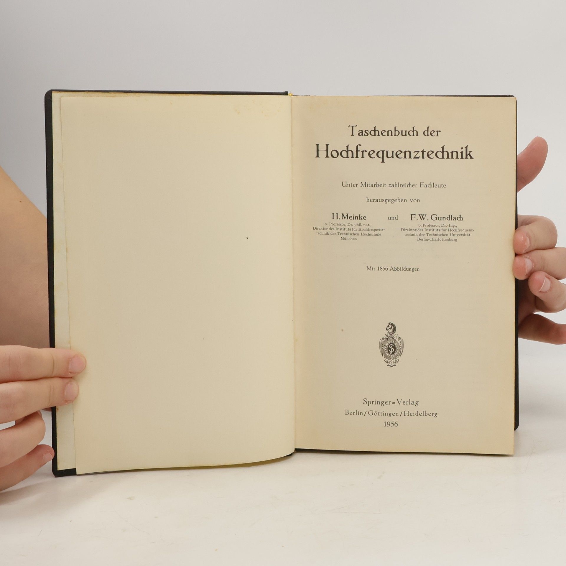 F. W. Gundlach Taschenbuch der Hochfrequenztechnik