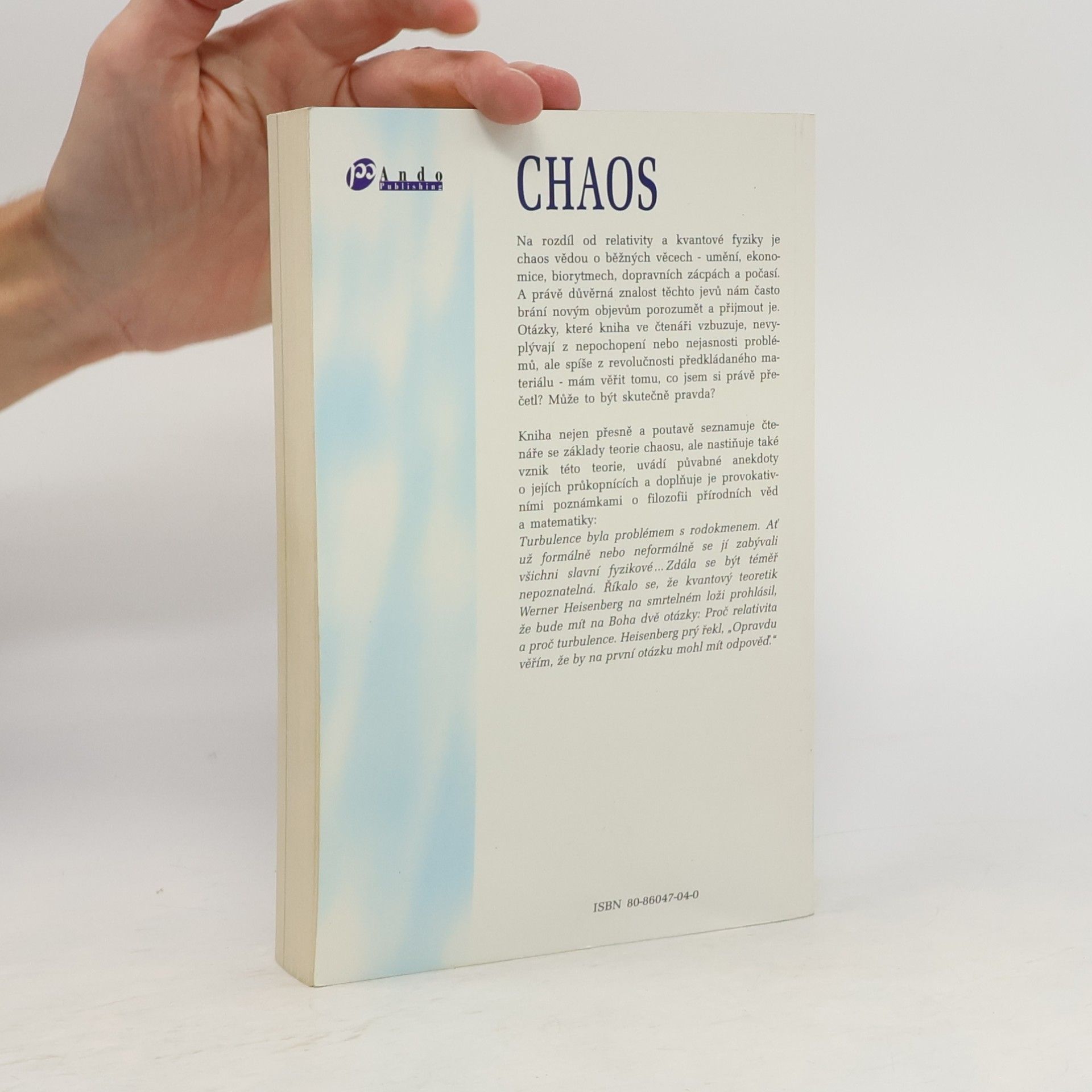 James Gleick Chaos. Vznik nové vědy