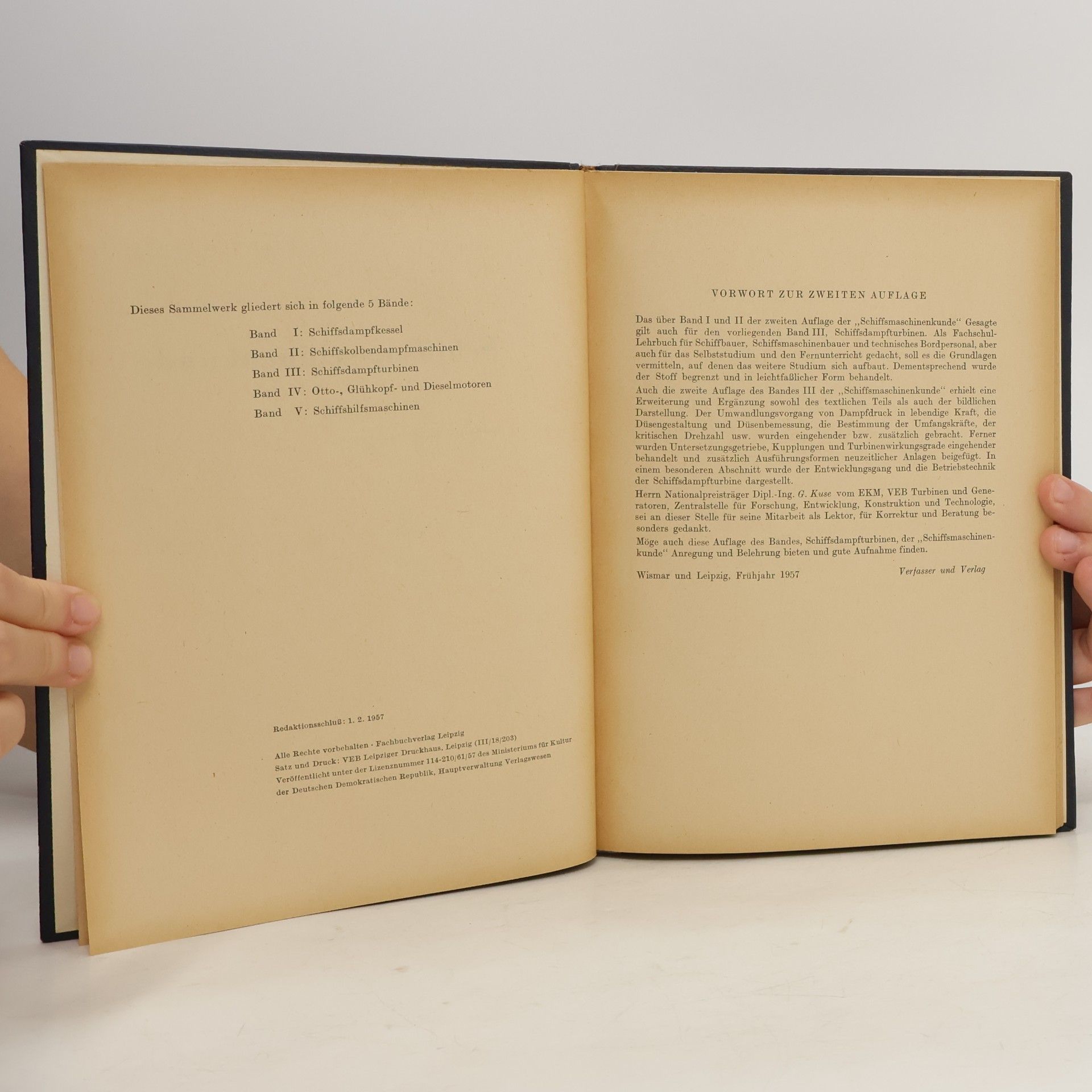 Wilhelm Leder Schiffsmaschinenkunde III