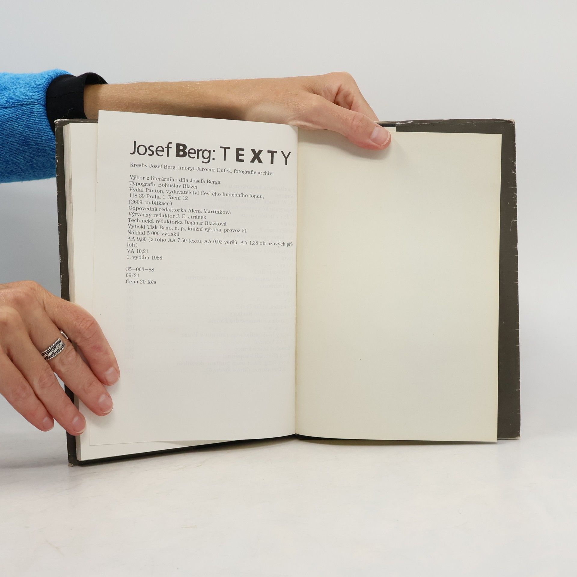 Josef Berg Texty