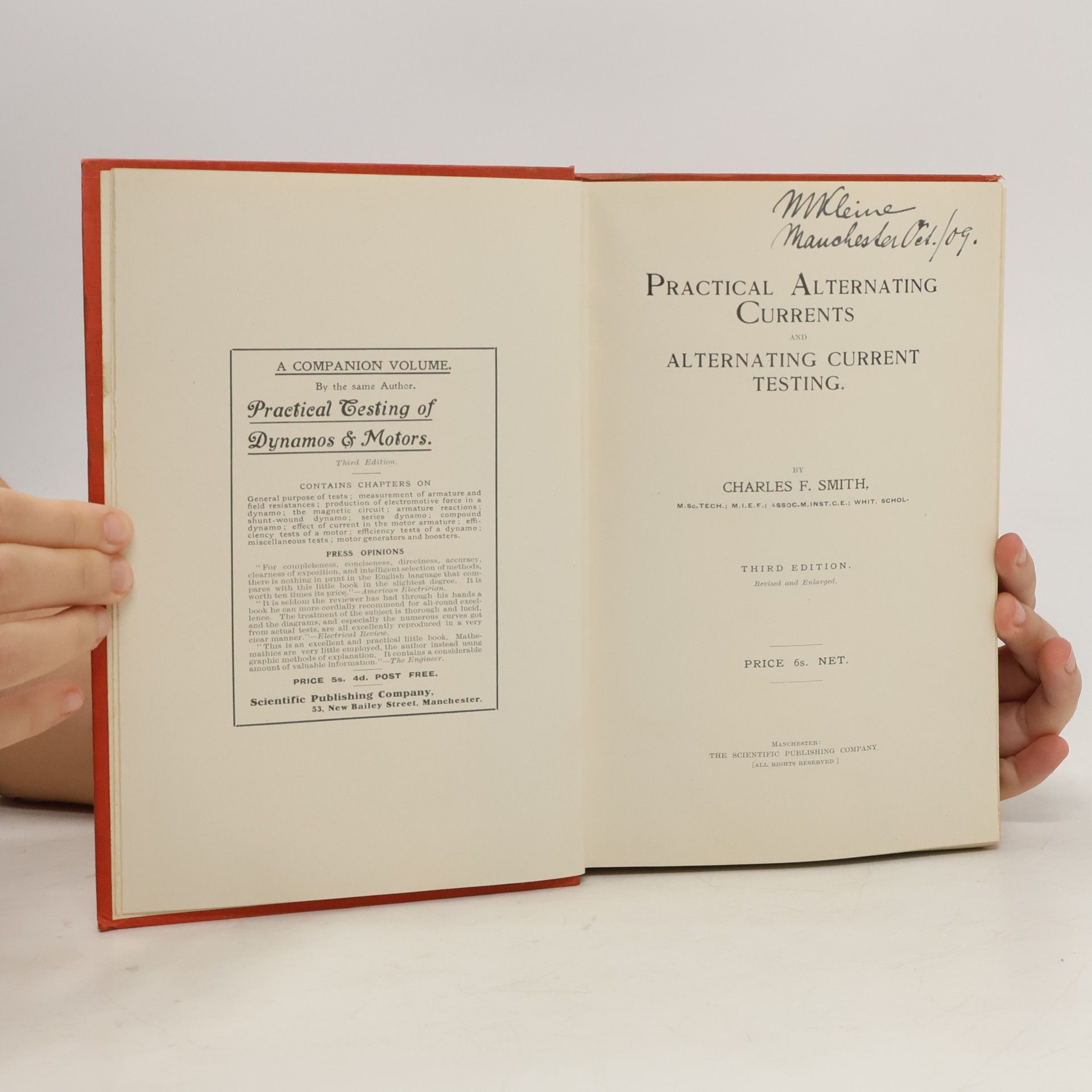 Smith Practical Alternating Currents and Alternating Current Testing