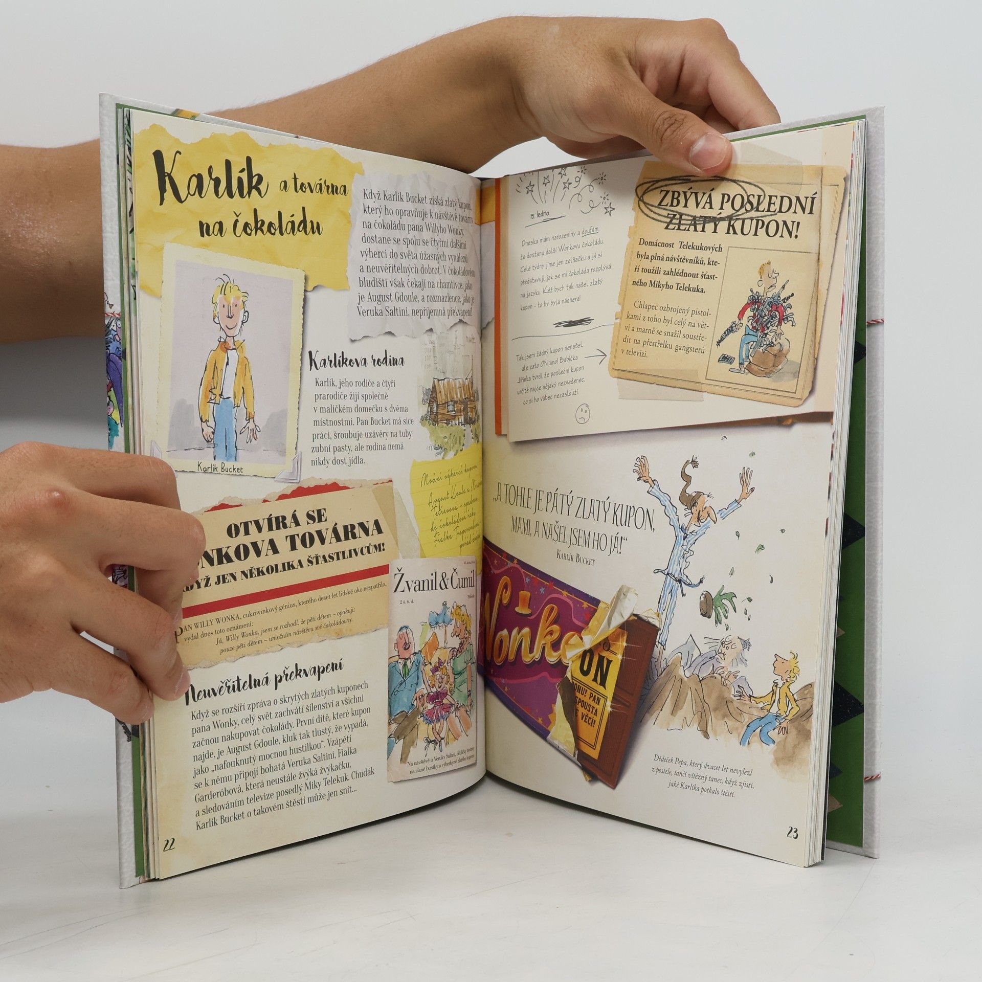Quentin Blake Čarokrásnické světy Roalda Dahla