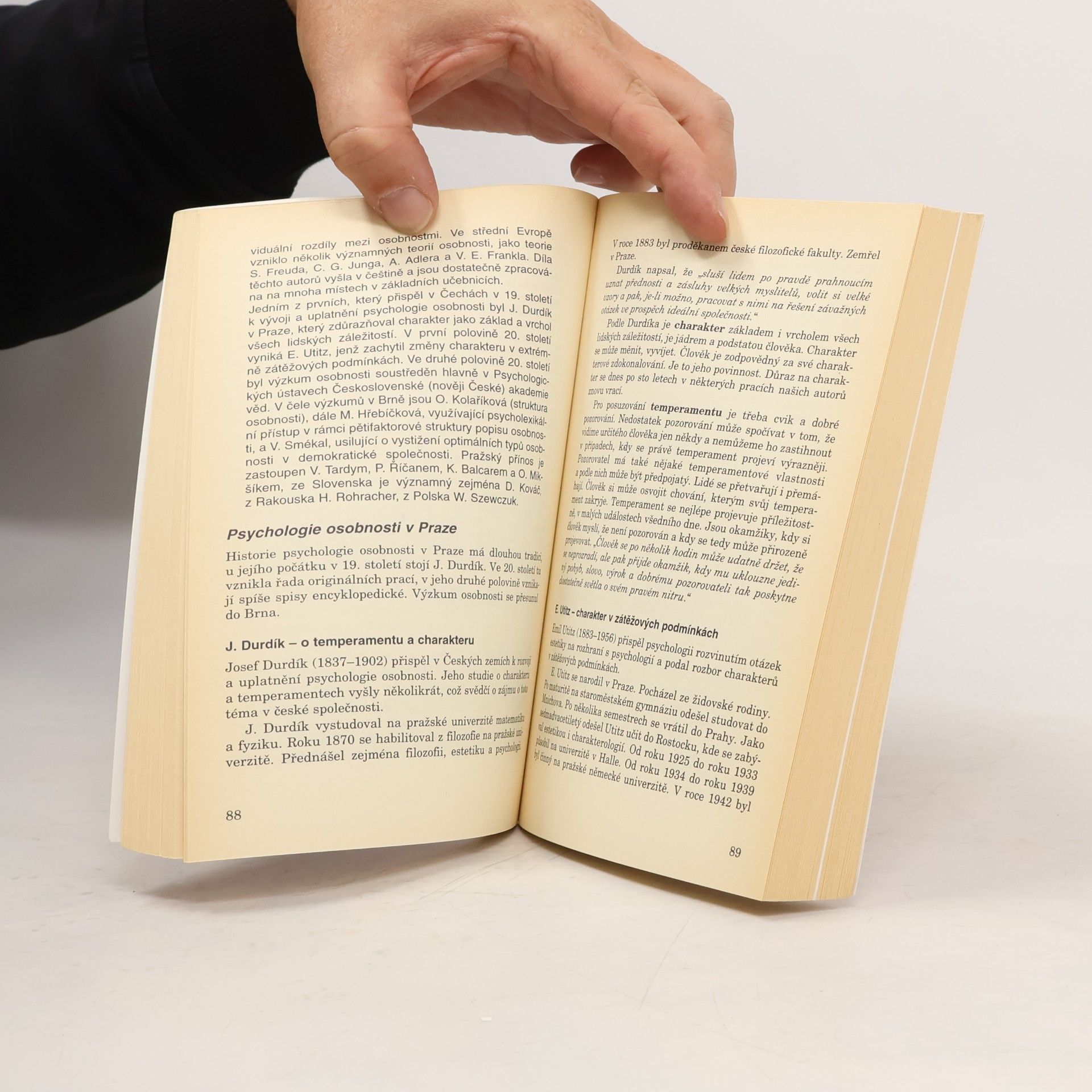 Jiří Hoskovec Malé dějiny české a středoevropské psychologie