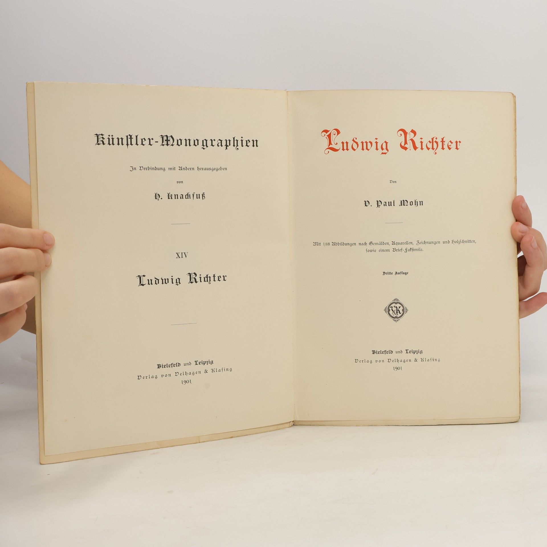V. Paul Mohn Künstler-Monographien. Ludwig Richter 14