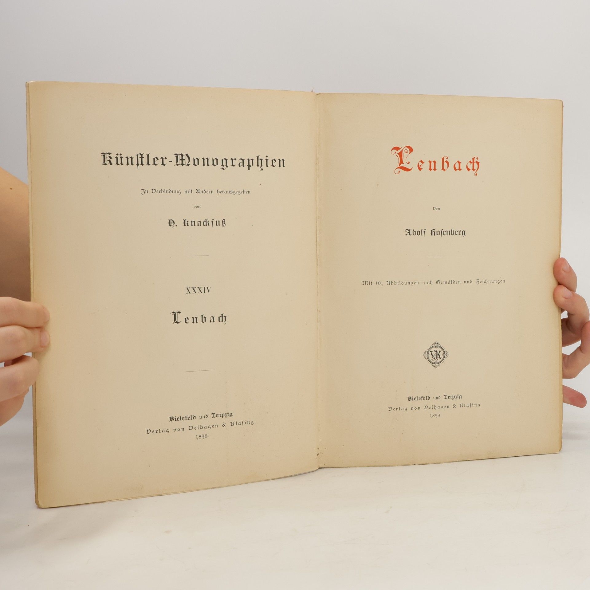 Adolf Rosenberg Künstler-Monographien. Lenbach
