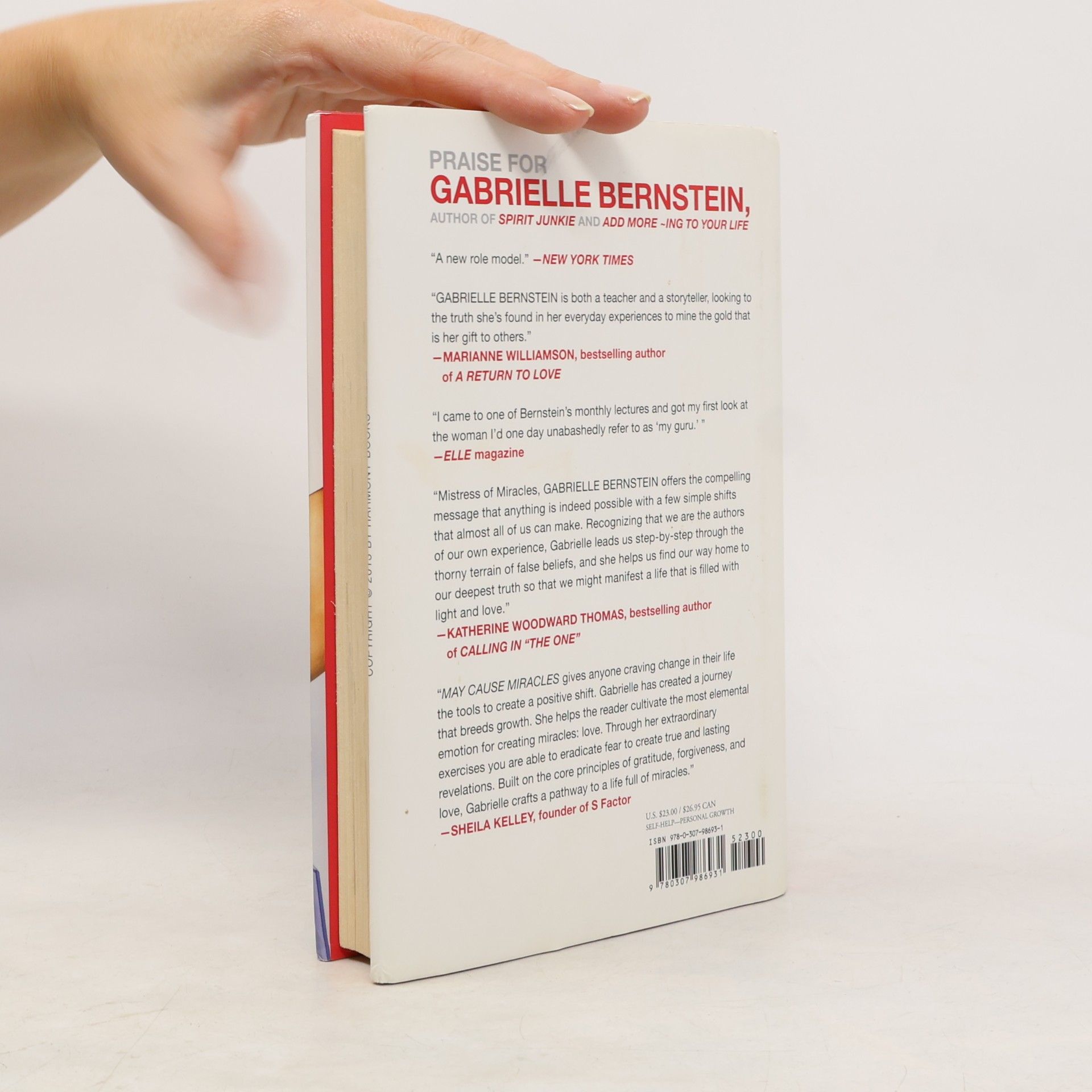 Gabrielle Bernstein May cause miracles