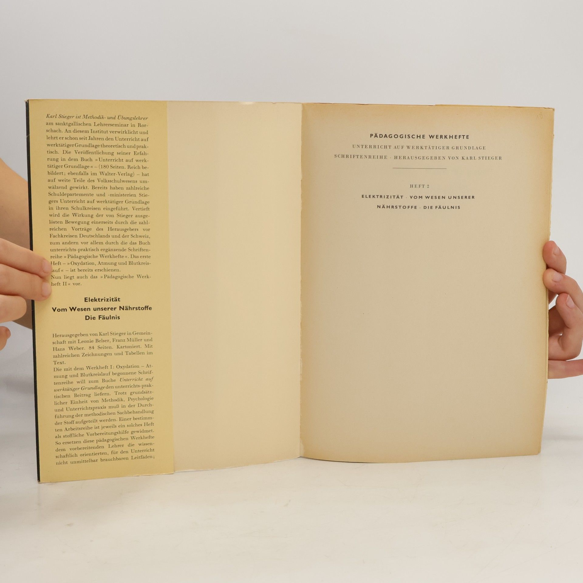 Franz Müller Elektrizität / Vom Wesen unserer Nährstoffe / Die Fäulnis