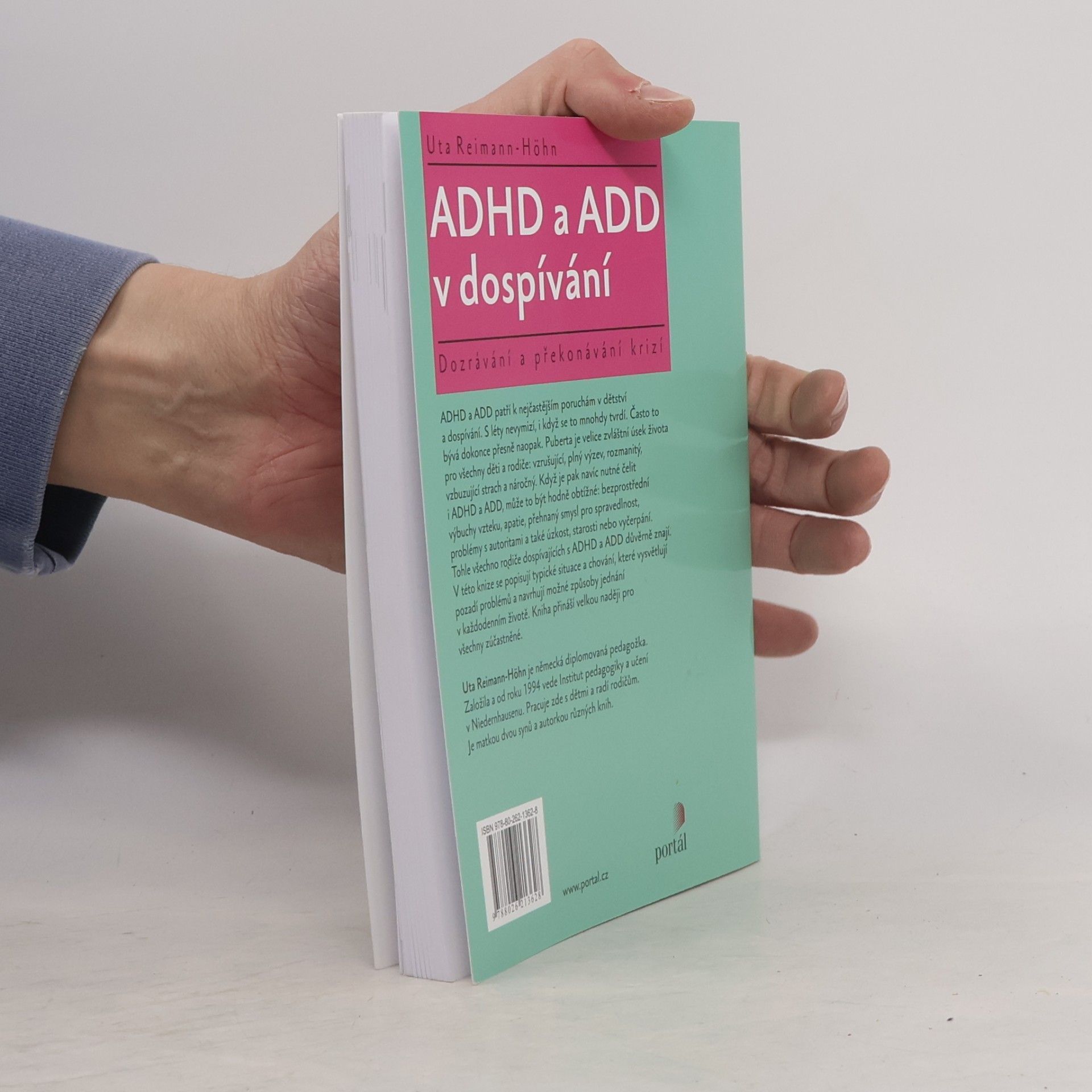 Uta Reimann-Höhn ADHD a ADD v dospívání