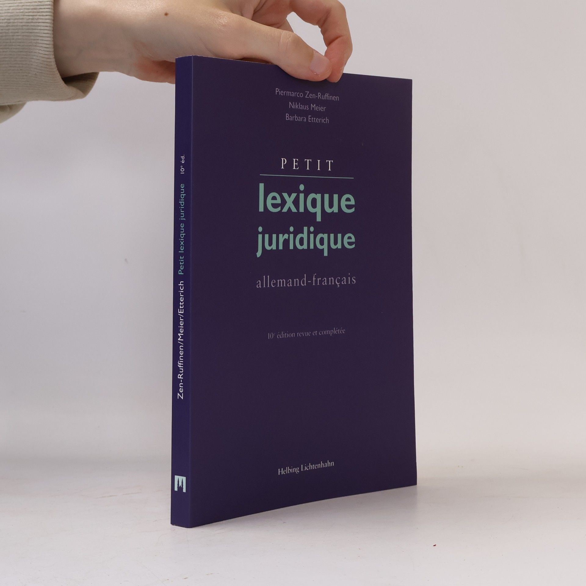 Barbara Etterich Lexika und Wörterbücher, Rechtssprache - 10: Petit lexique juridique: allemand-français