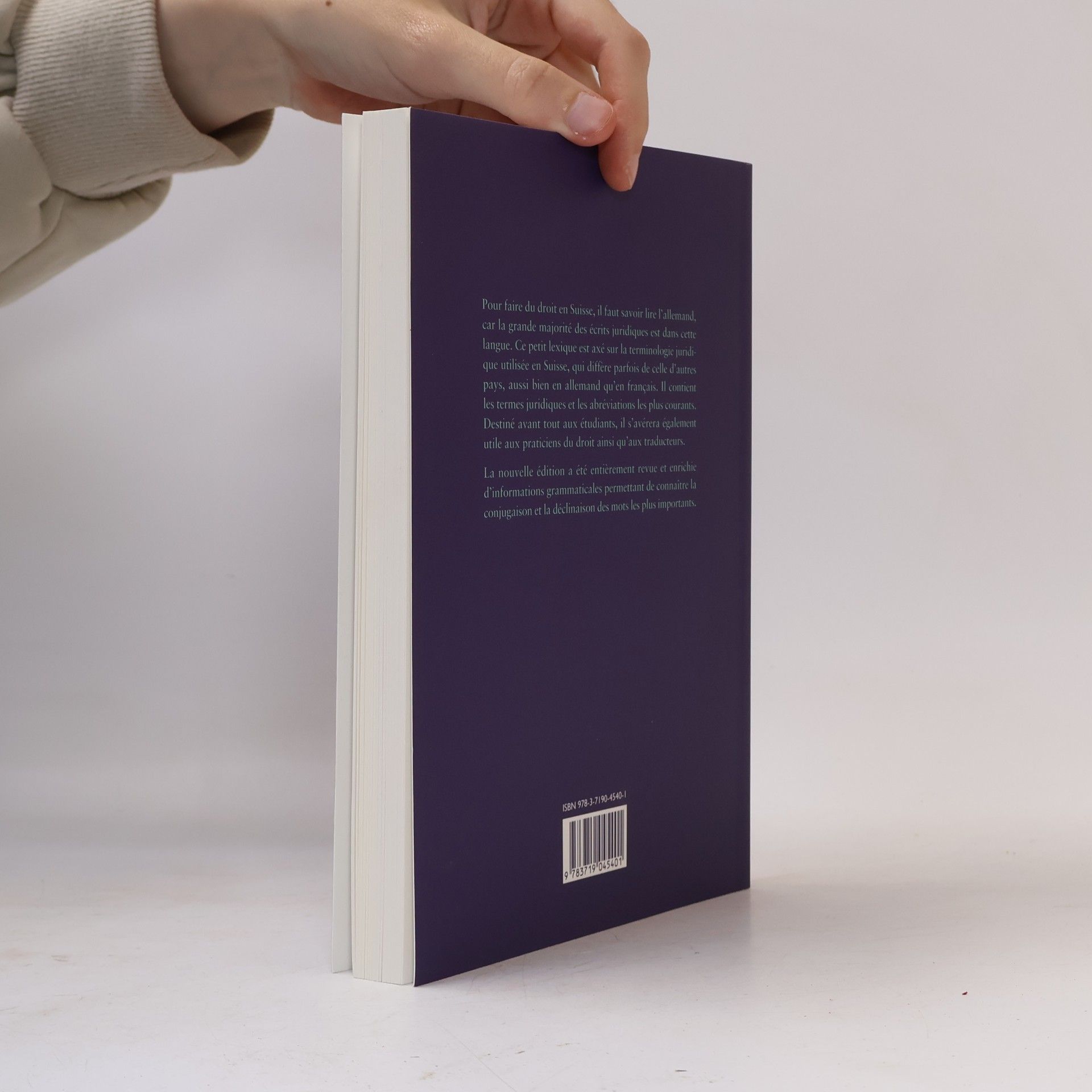 Piermarco Zen-Ruffinen Lexika und Wörterbücher, Rechtssprache - 10: Petit lexique juridique: allemand-français