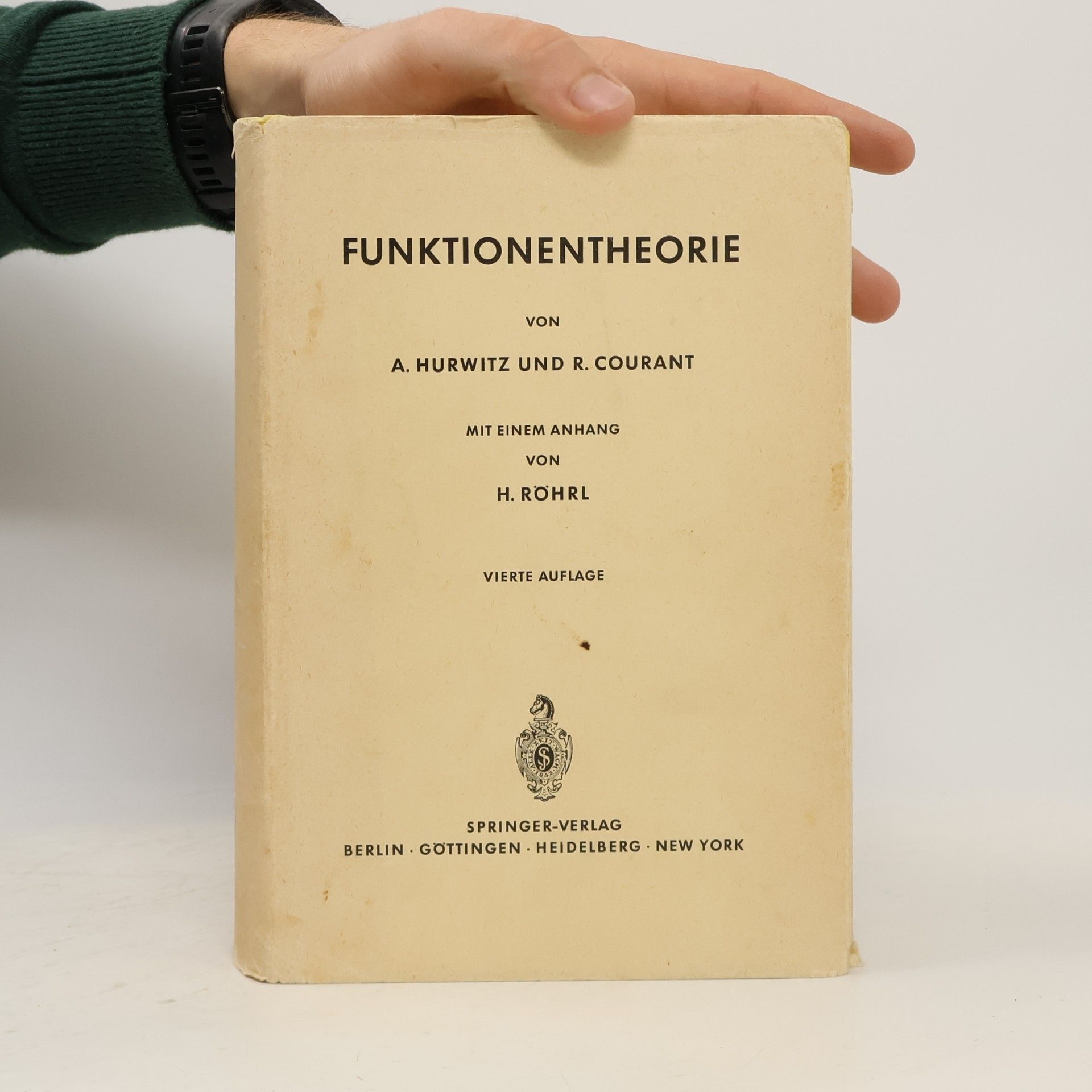 Adolf Hurwitz Funktionentheorie