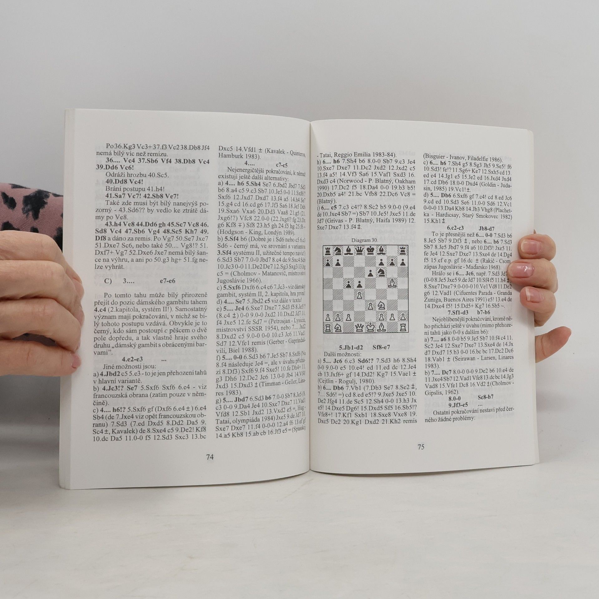 Luděk Pachman Moderní šachová teorie: Dámský gambit 3. svazek