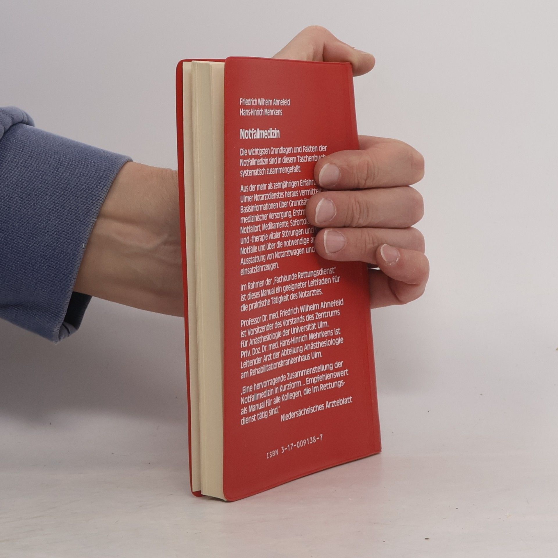 Friedrich Wilhelm Ahnefeld Manual - 2: Notfallmedizin
