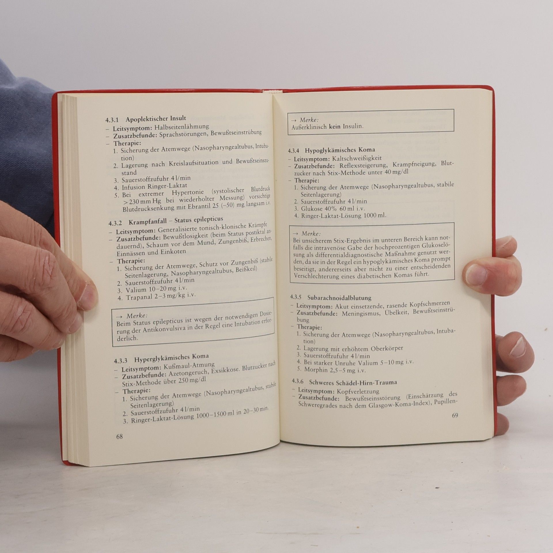 Friedrich Wilhelm Ahnefeld Manual - 2: Notfallmedizin