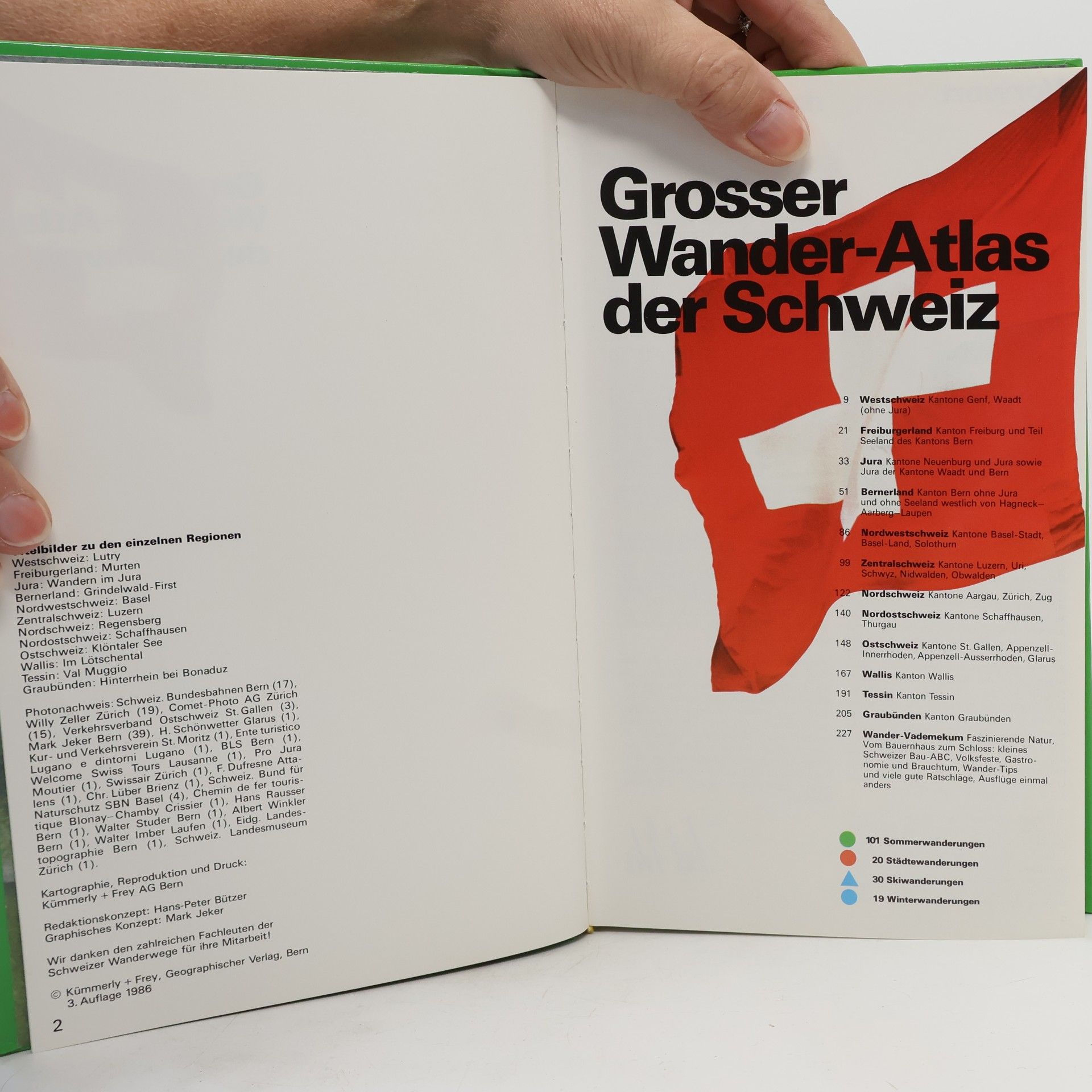 Peter Bützer Grosser Wander-Atlas der Schweiz