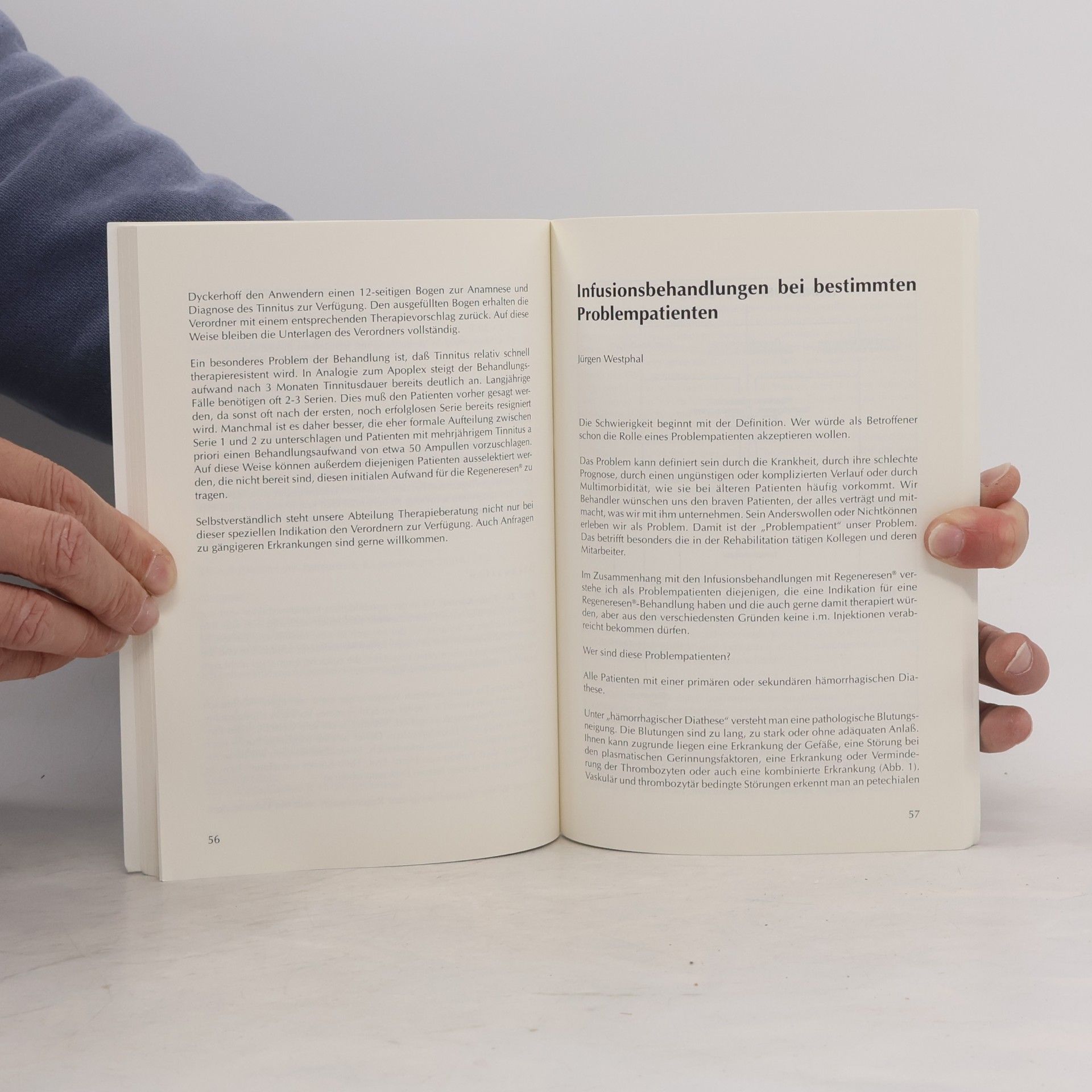 Gerhard Gerster Expertengespräch 1997 über Regeneresen nach Prof. Dr. H. Dyckerhoff
