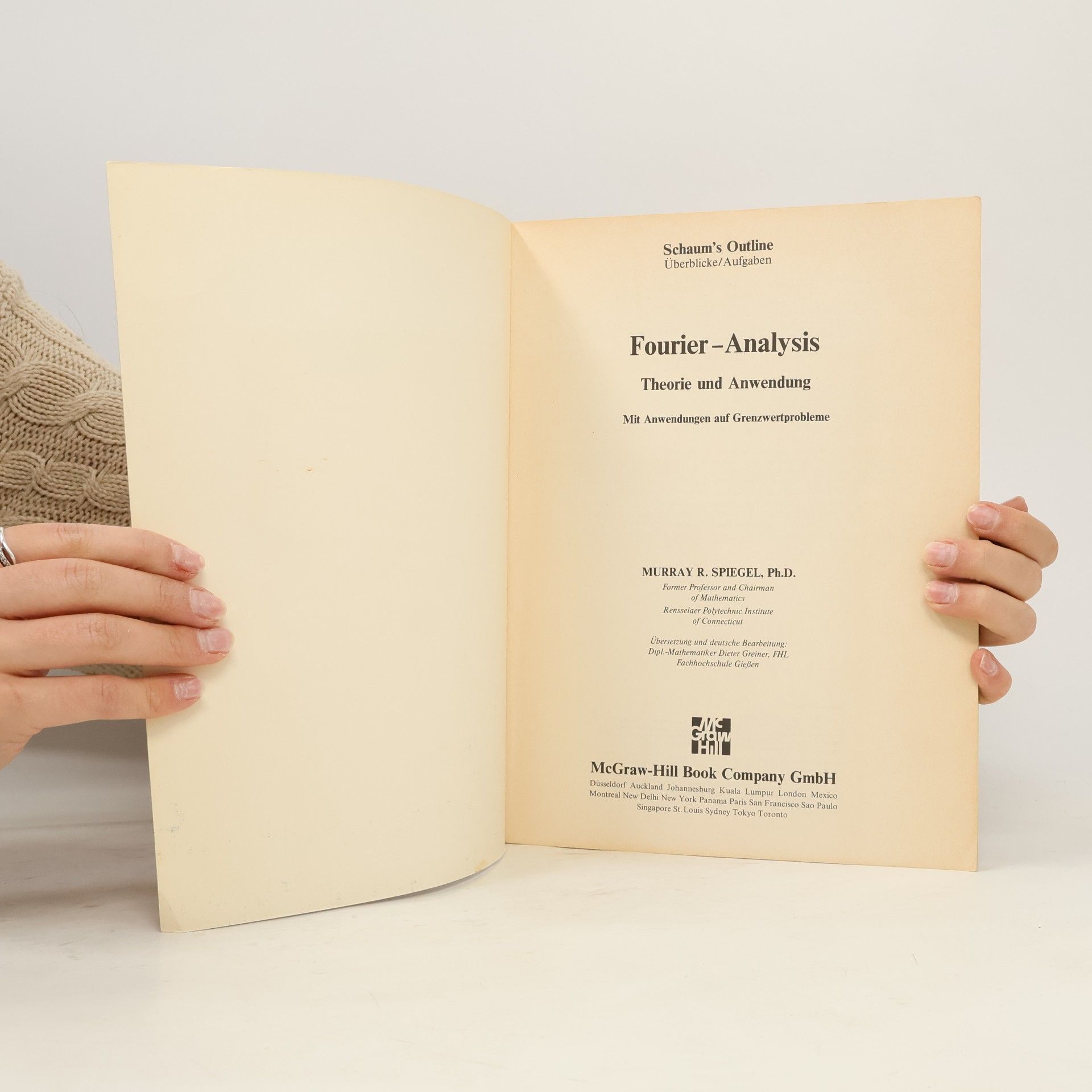 Murray R. Spiegel FOURIER-ANALYSIS: Theorie und Anwendung