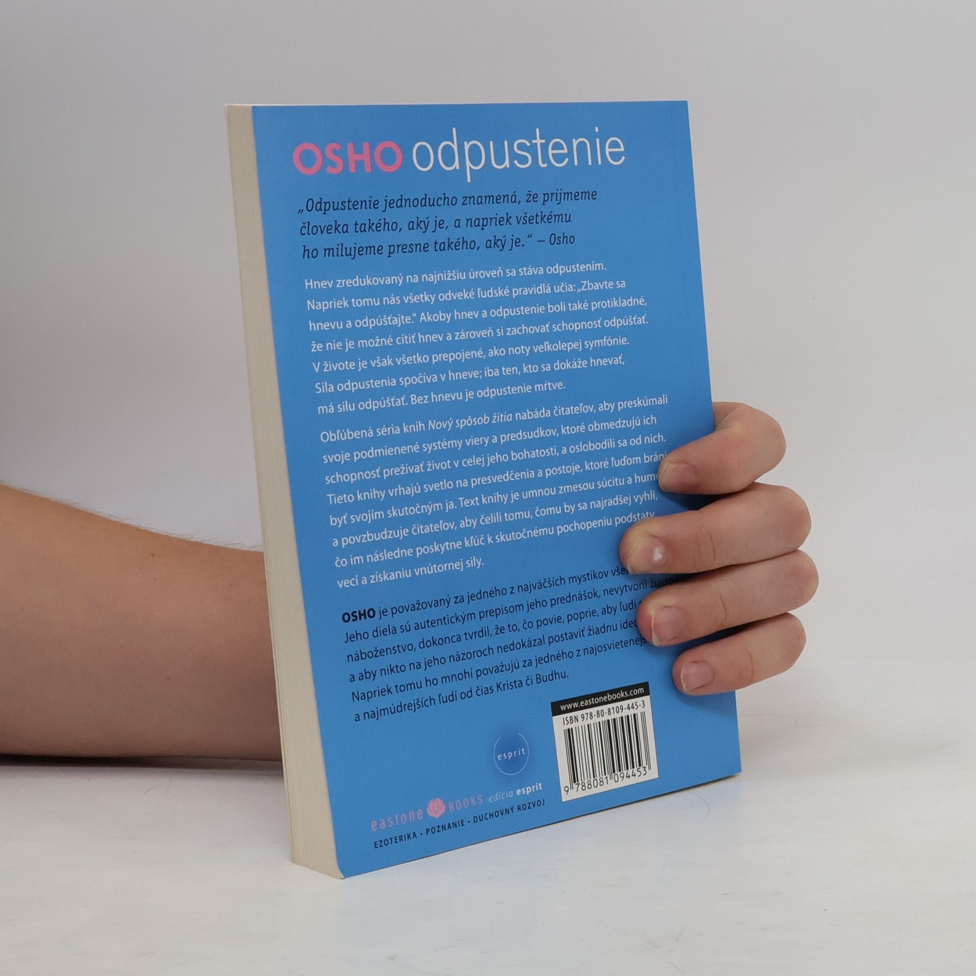 Ošó Odpustenie. Sila spočívá v hneve.