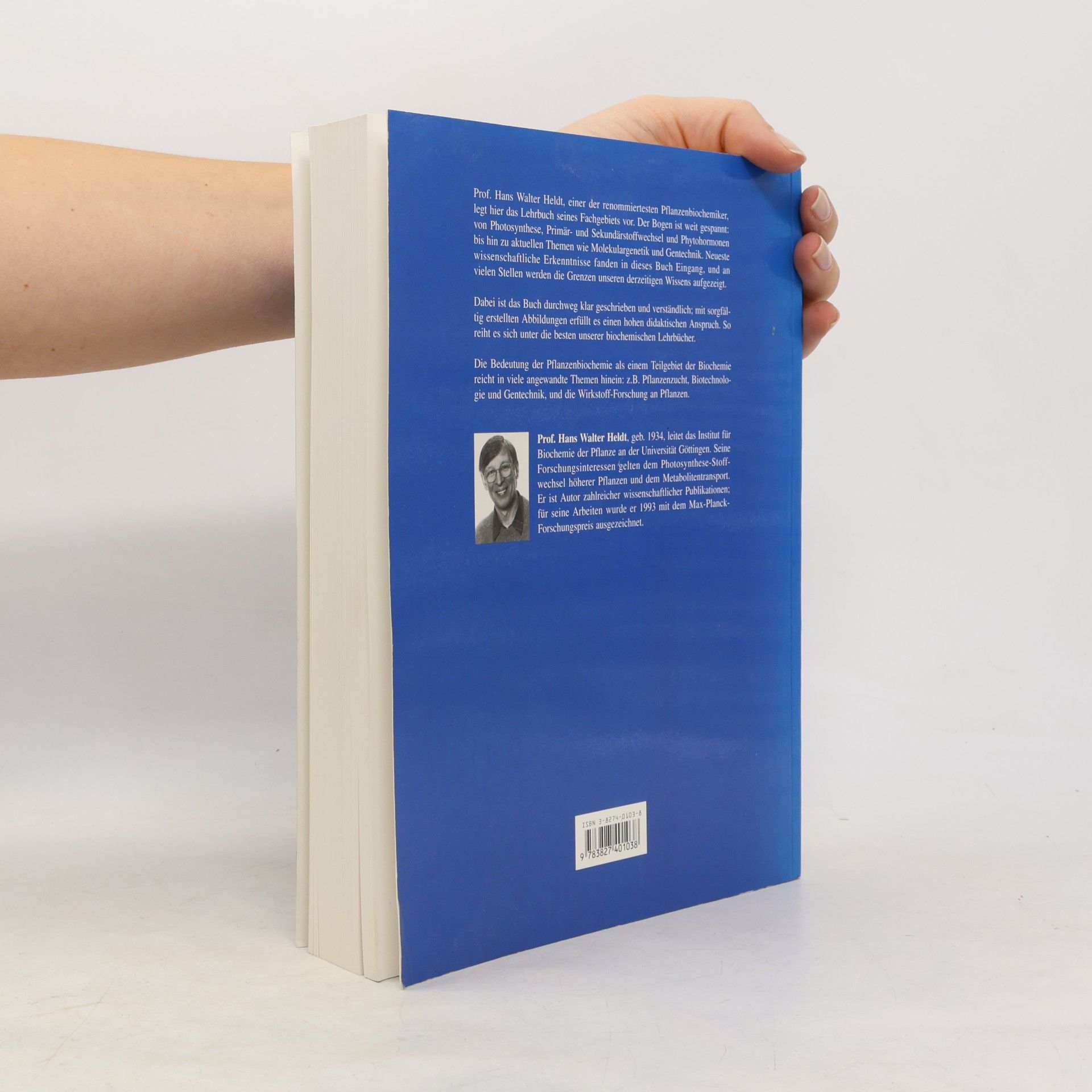 Hans Walter Heldt Pflanzenbiochemie