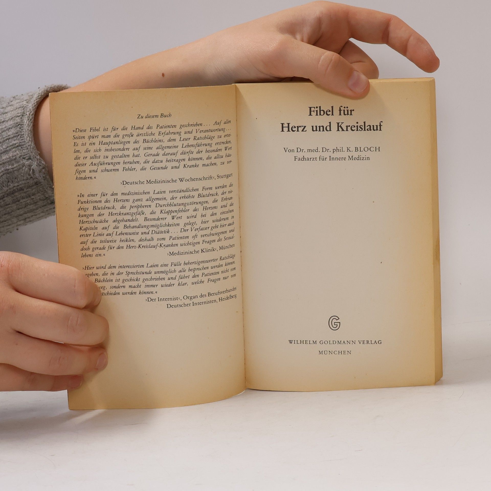 K. Bloch Fibel für Herz und Kreislauf