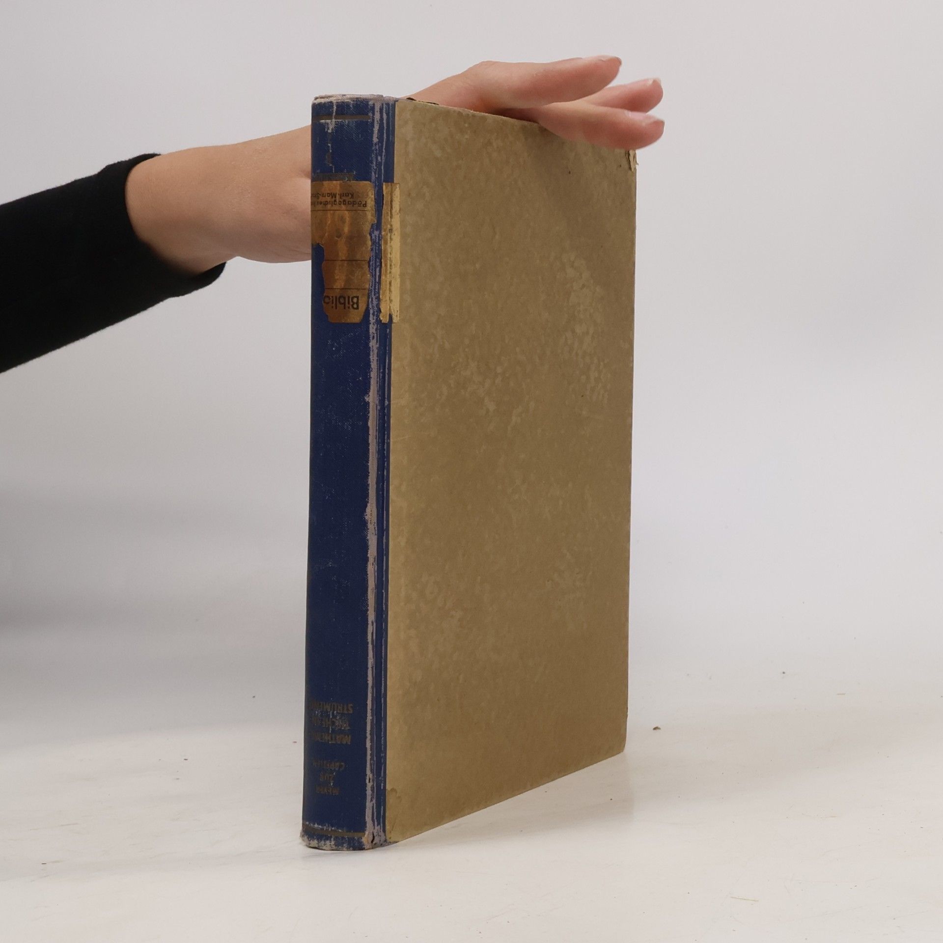 W. Meyer zur Capellen Mathematische Instrumente