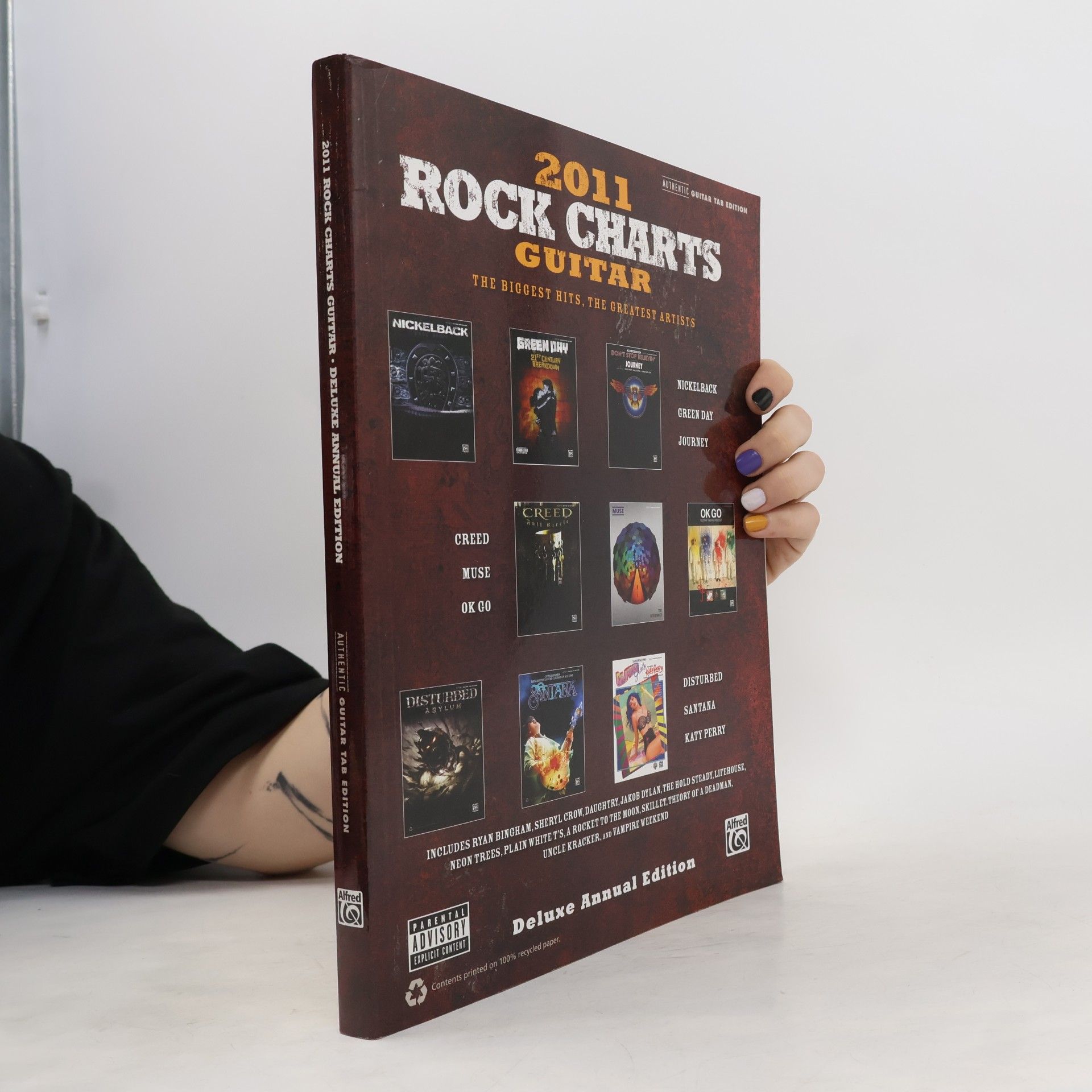 Kolektiv autorů Rock Charts Guitar 2011 - Deluxe Annual Edition