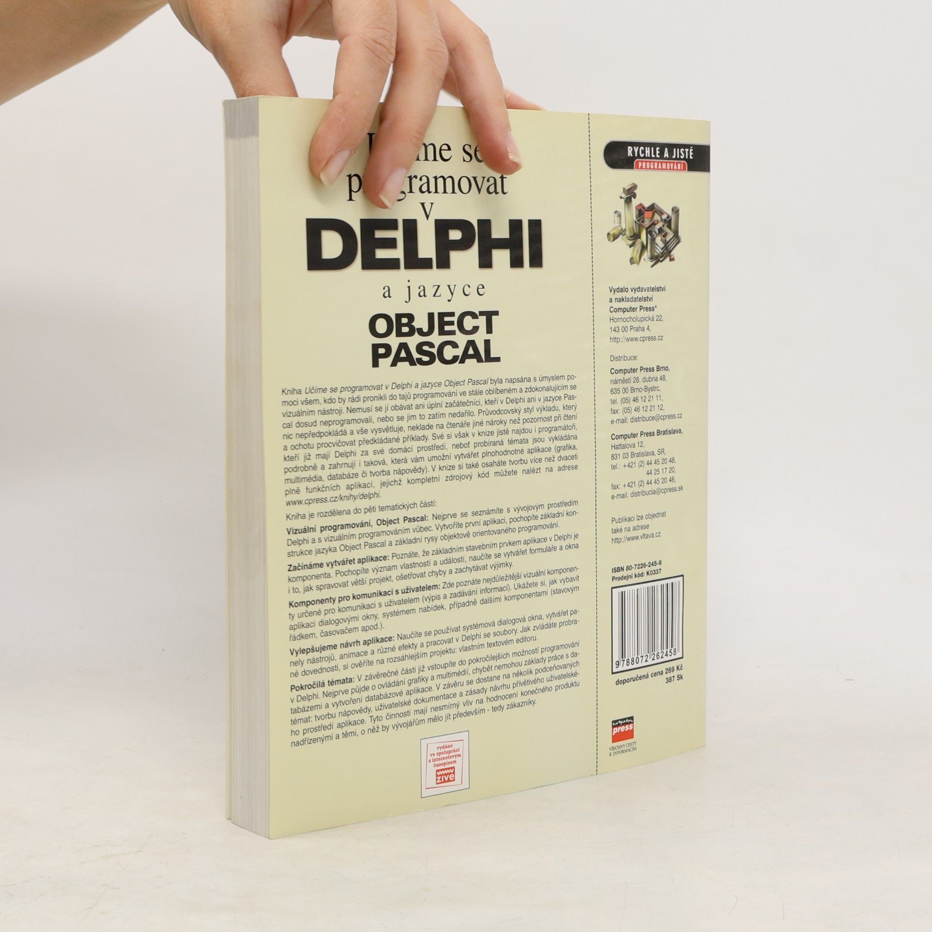 Václav Kadlec Učíme se programovat v Delphi a jazyce Object Pascal