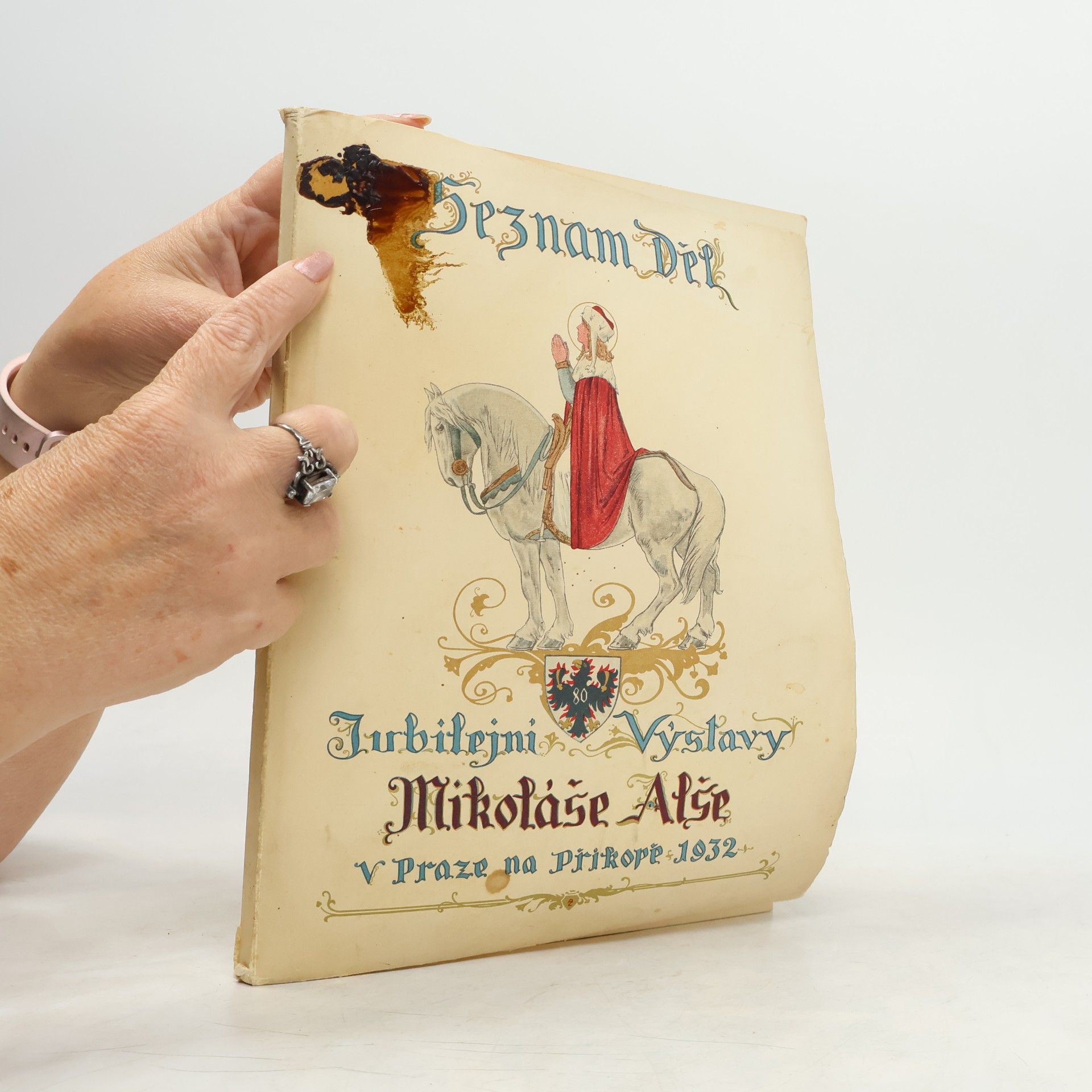 Václav Vilém Štech Seznam děl jubilejní výstavy Mikoláše Alše v Praze na Příkopě 1932