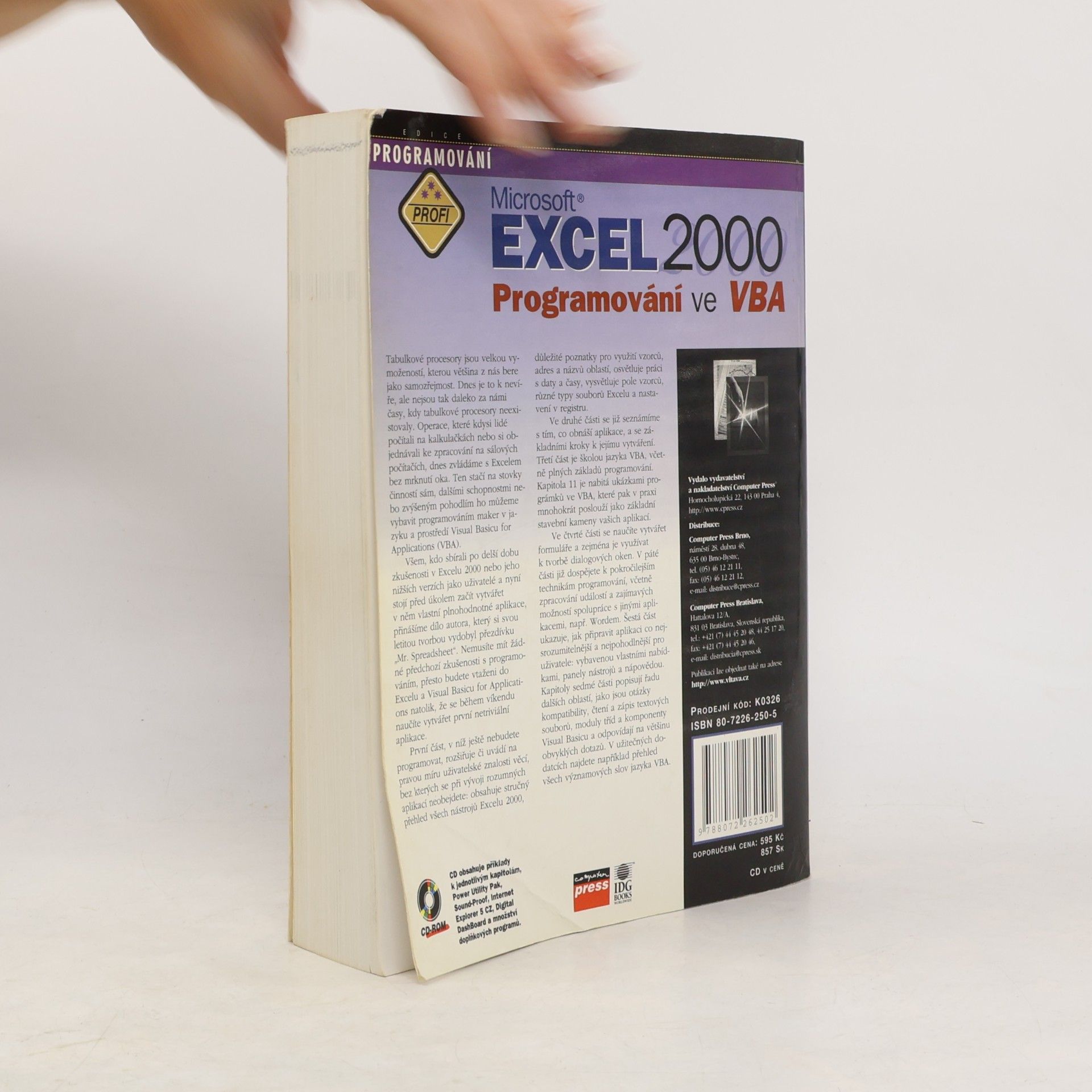 John Walkenbach Microsoft Excel 2000 - Programování ve VBA