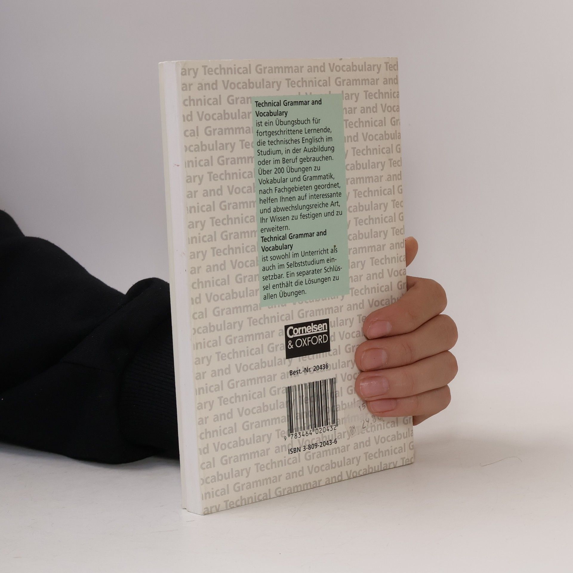 Georg Wagner Technical Grammar and Vocabulary: A Practice Book for Foreign Students