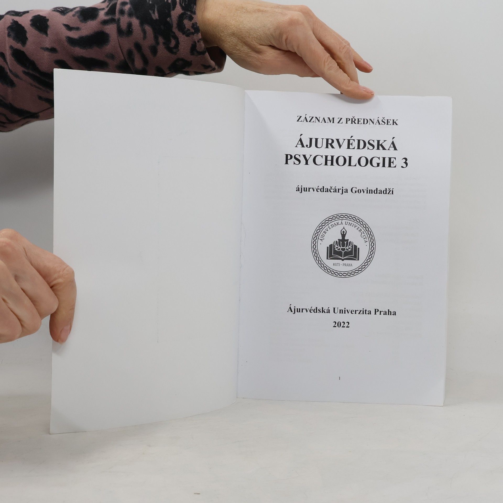 Govindačárja Dží Ájurvédská psychologie 3. díl