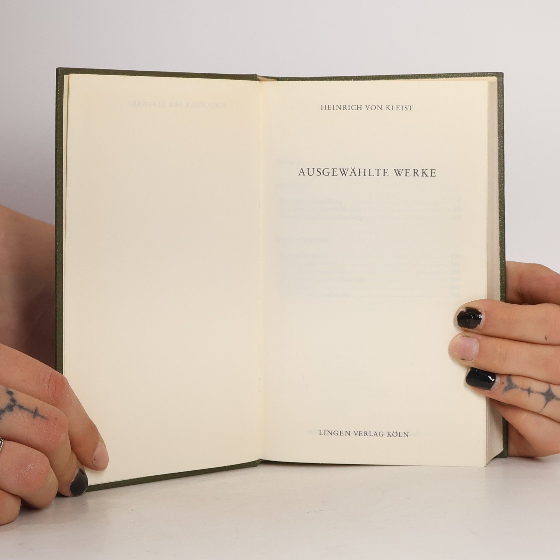 Heinrich von Kleist Ausgewählte Werke