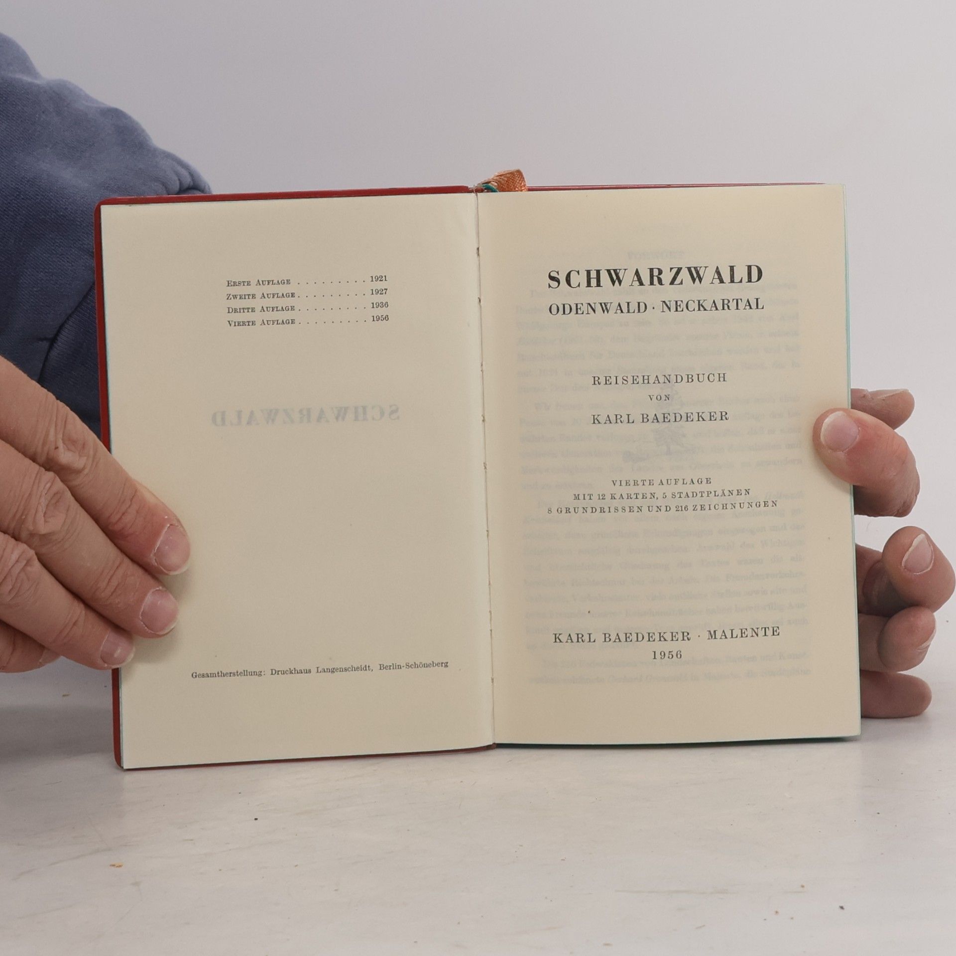 Karl Baedeker Schwarzwald