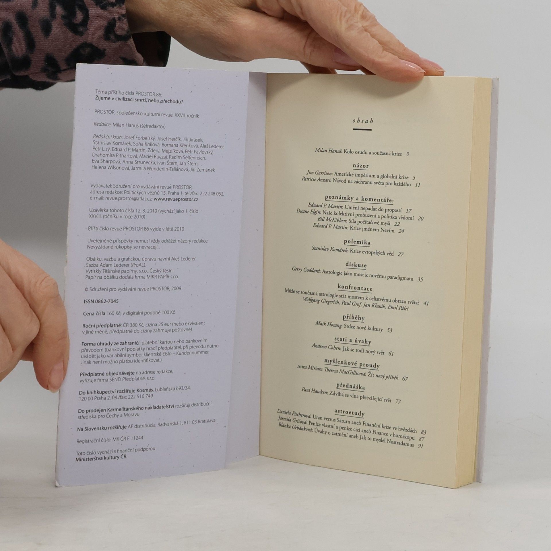 Various authors Revue PROSTOR 85: Kreativní přístupy k současné krizi