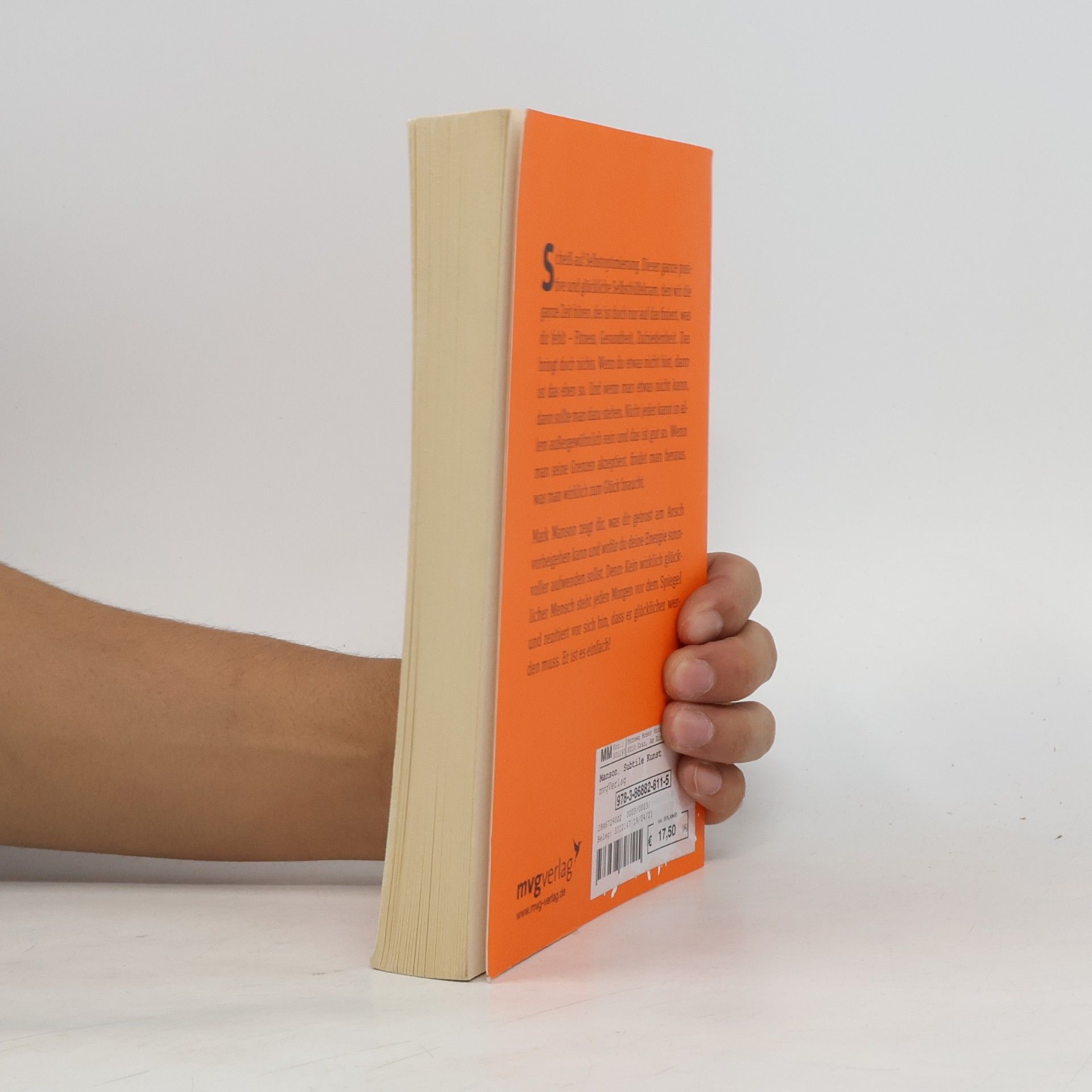 Mark Manson Die subtile Kunst des darauf Scheissens
