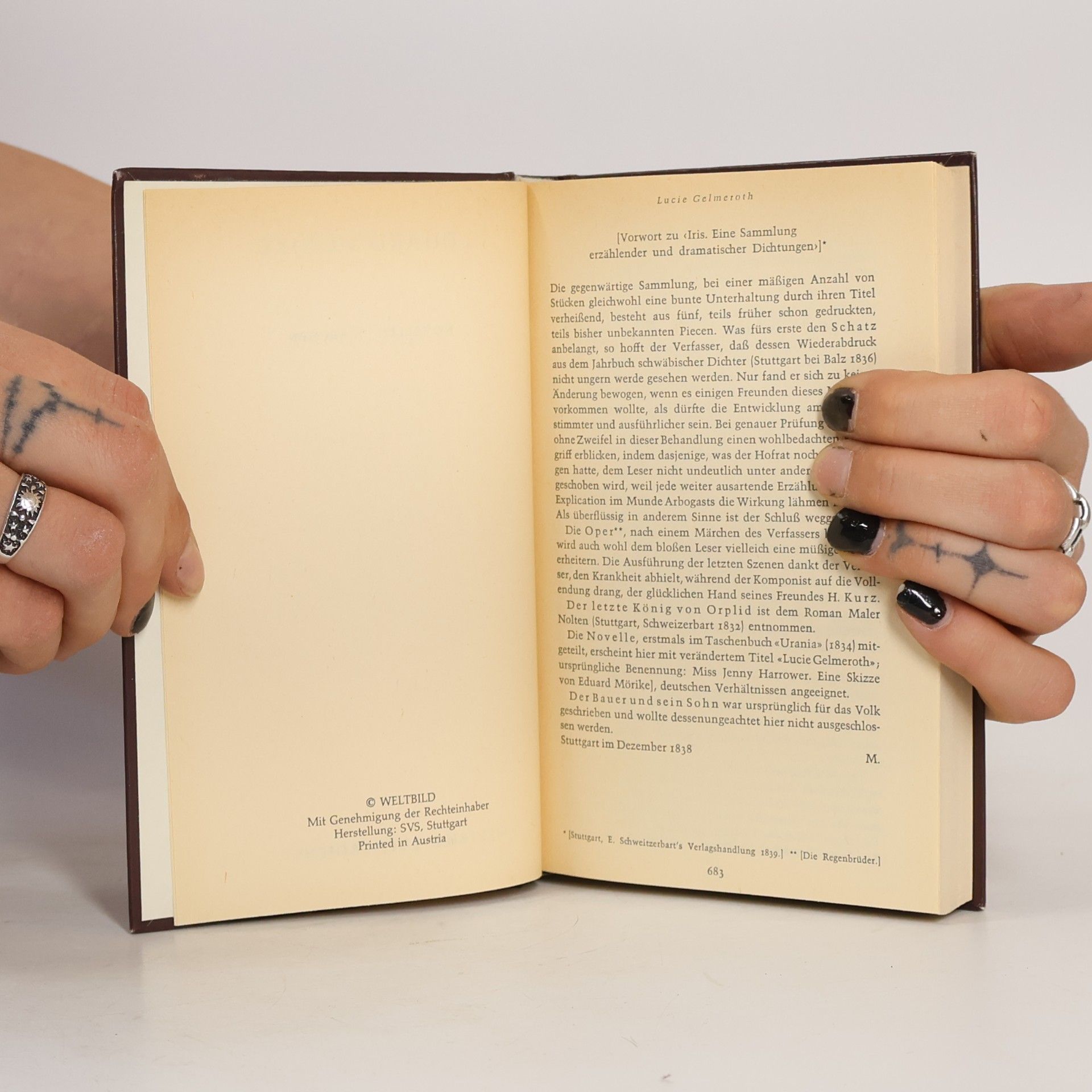 Eduard Mörike Novellen. Märchen