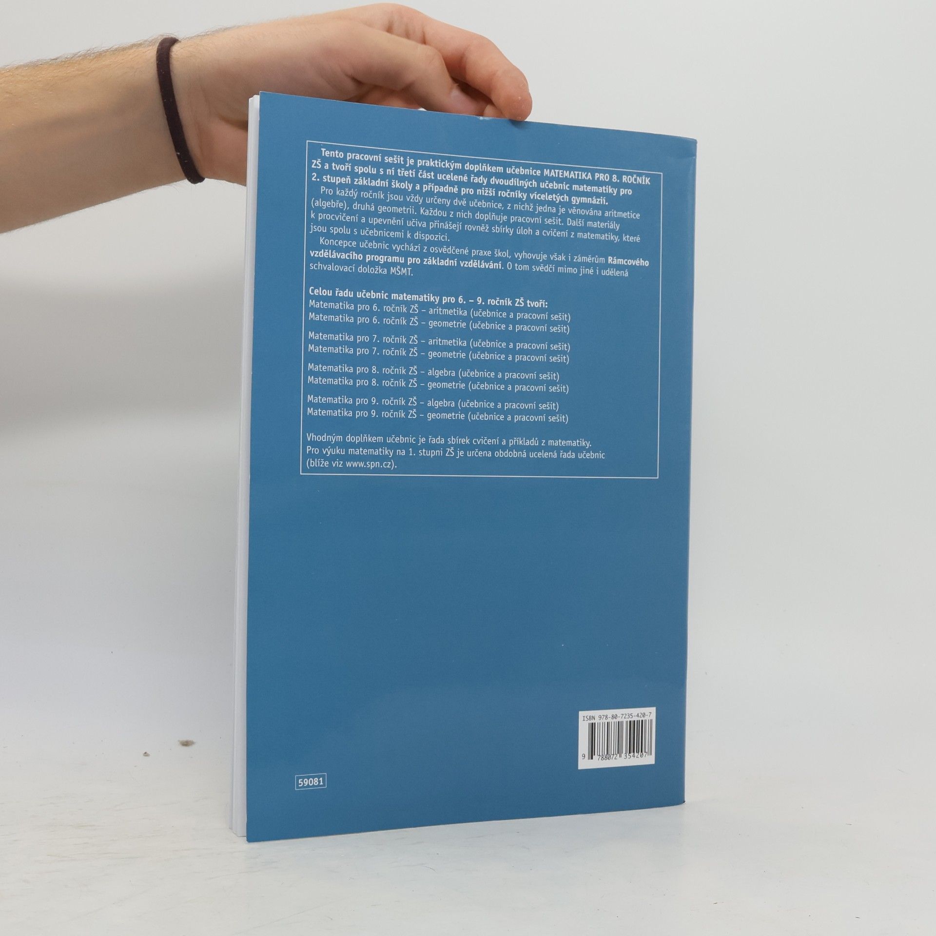 Zdeněk Půlpán Matematika 8 pro základní školy Algebra Pracovní sešit