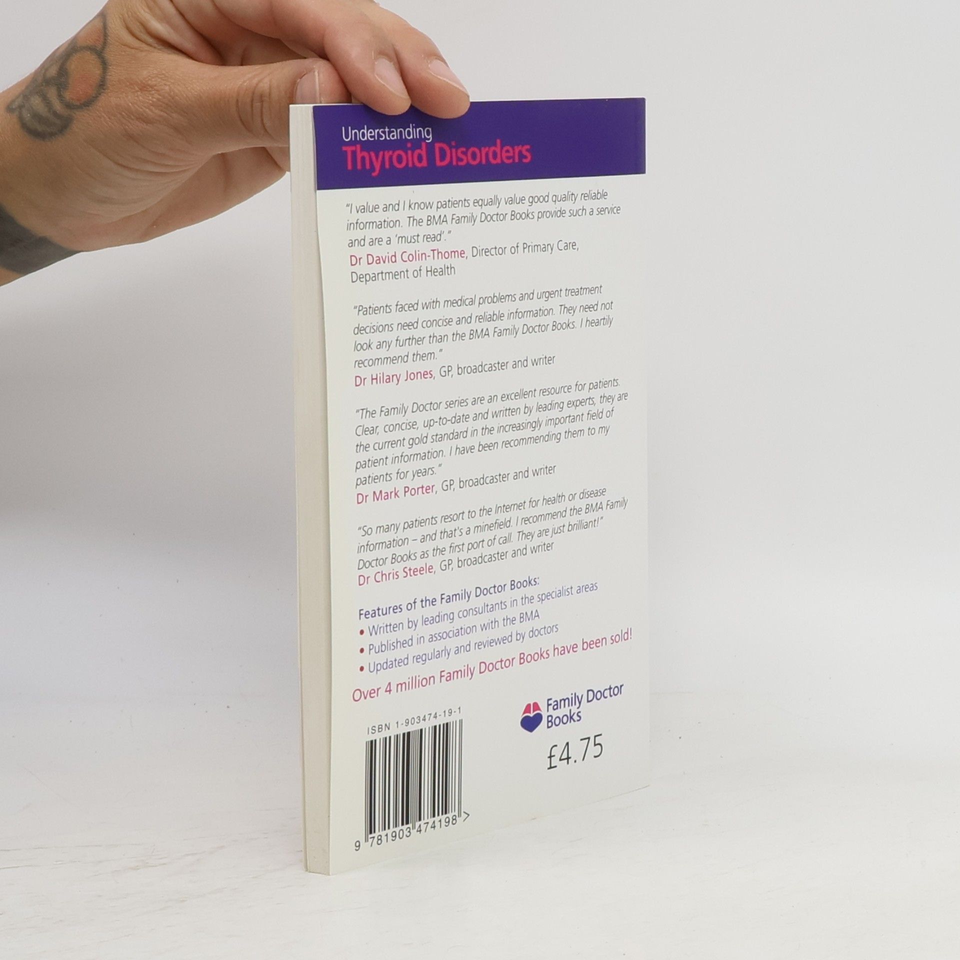 Anthony Toft Family Doctor Books: Understanding Thyroid Disorders