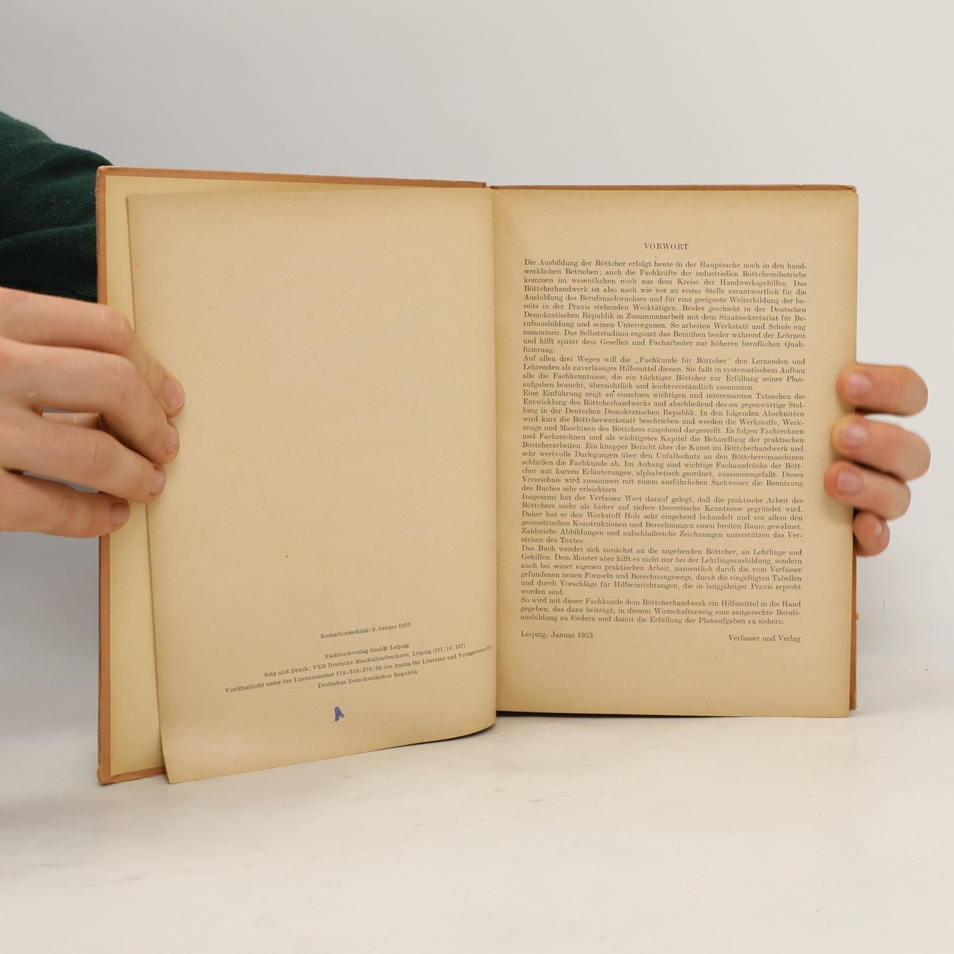Alfred Graul Fachkunde für Böttcher