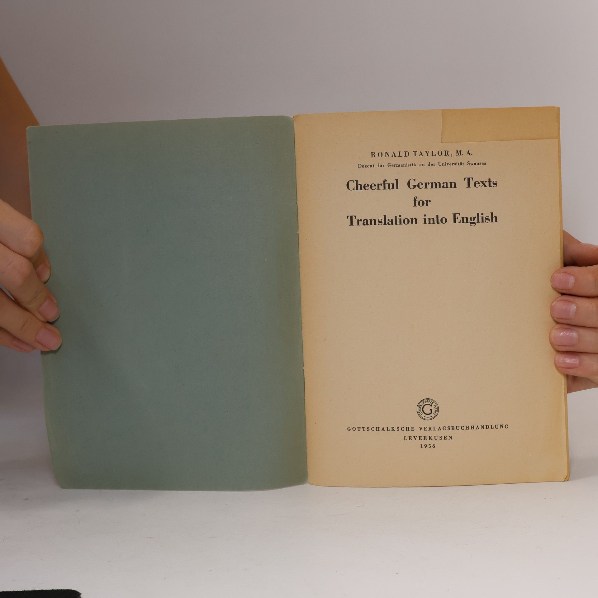 Ronald Taylor Cheerful German Texts for Translation into English