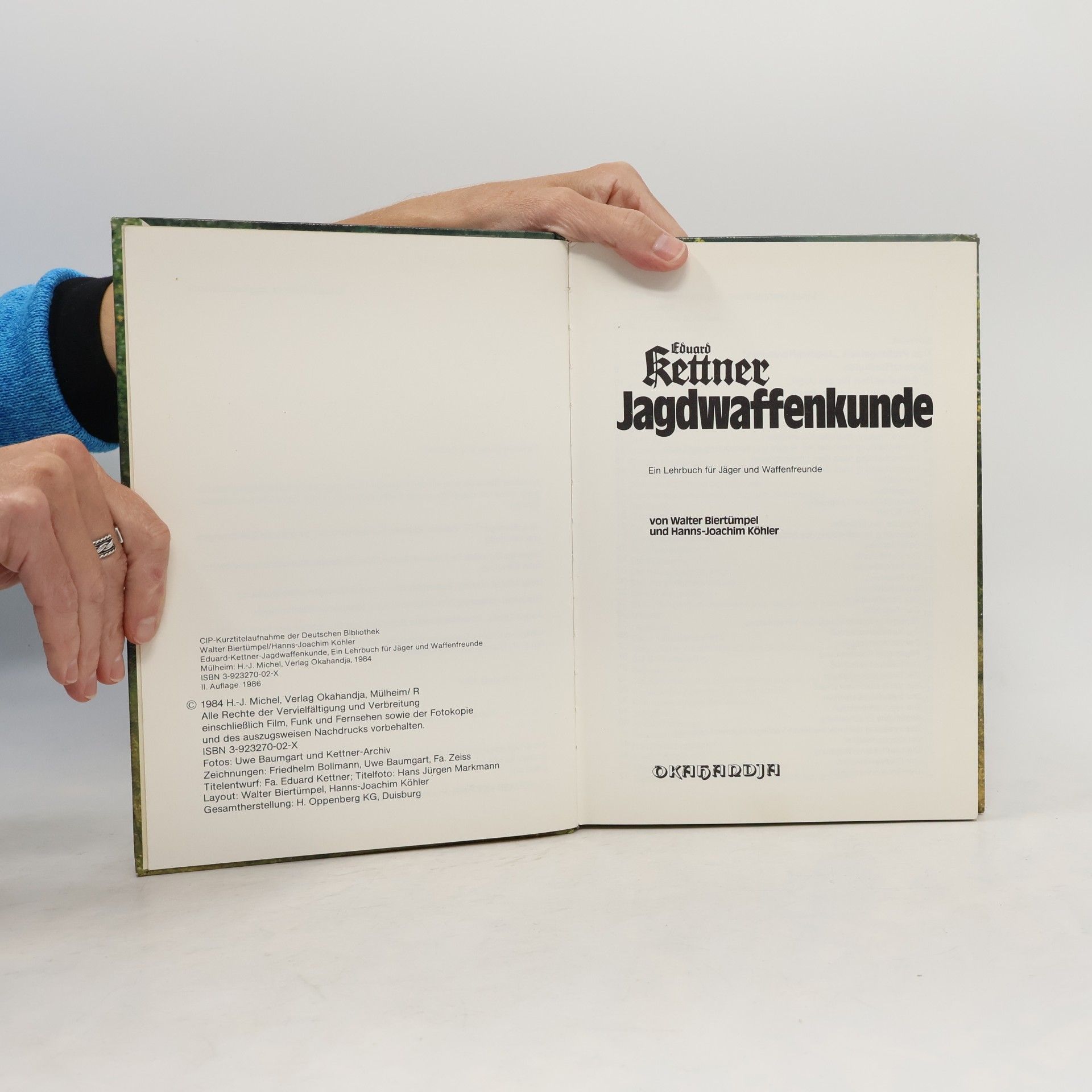 Walter Biertümpel Eduard Kettner. Jagdwaffenkunde. Ein Lehrbuch für Jäger und Waffenfreunde