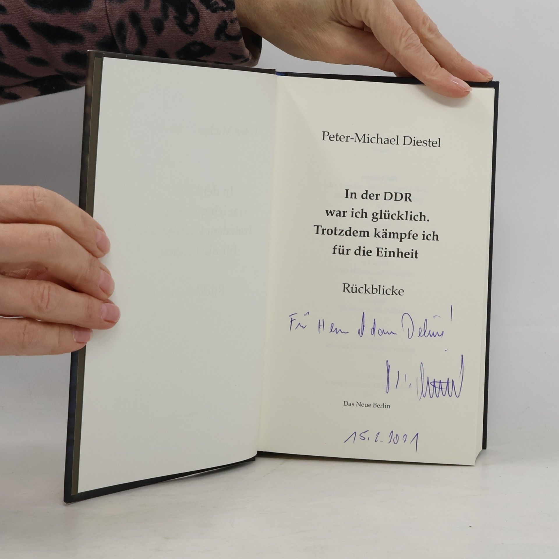 Peter Michael Diestel In der DDR war ich glücklich - trotzdem kämpfe ich für die Einheit