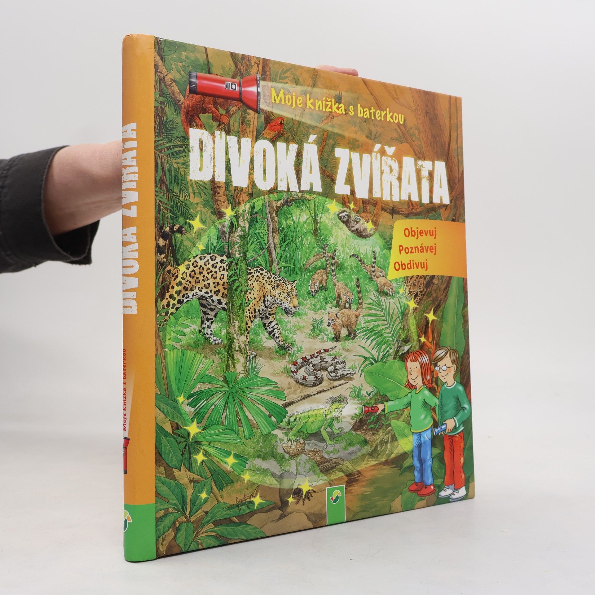 Autorenkollektiv Moje knížka s baterkou : Divoká zvířata