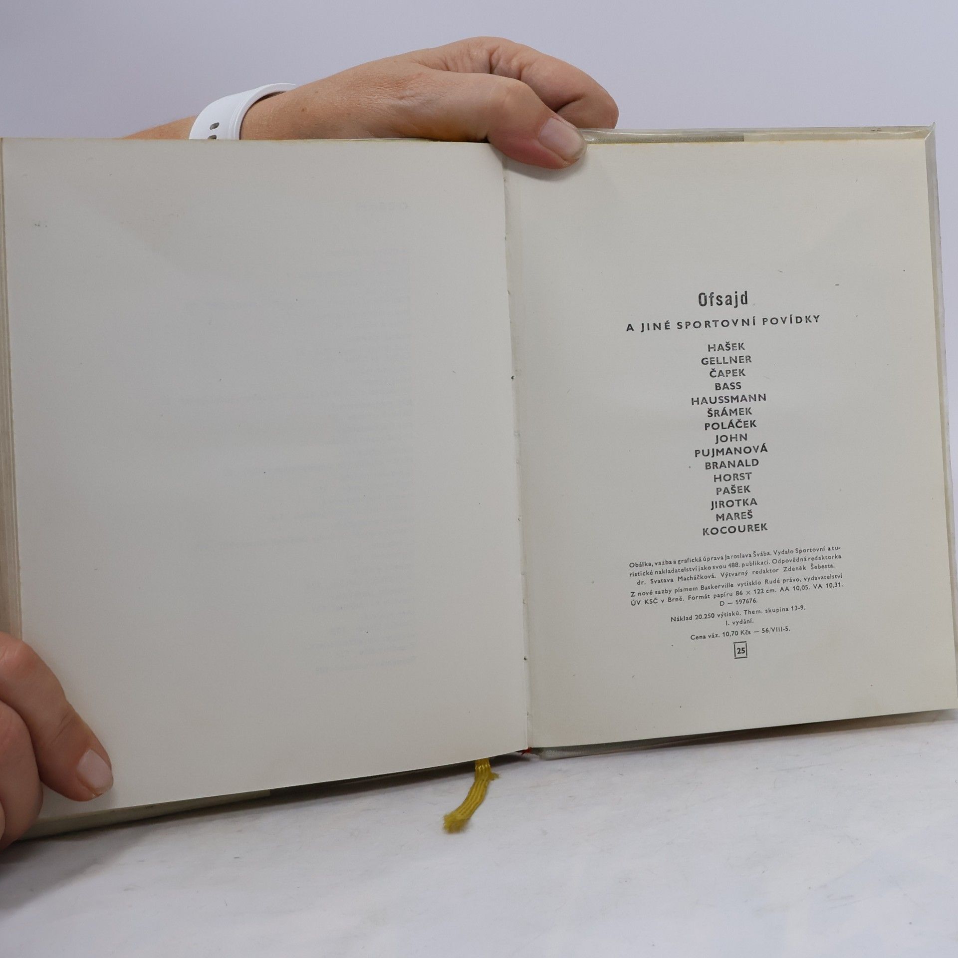 Various authors Ofsajd a jiné sportovní povídky