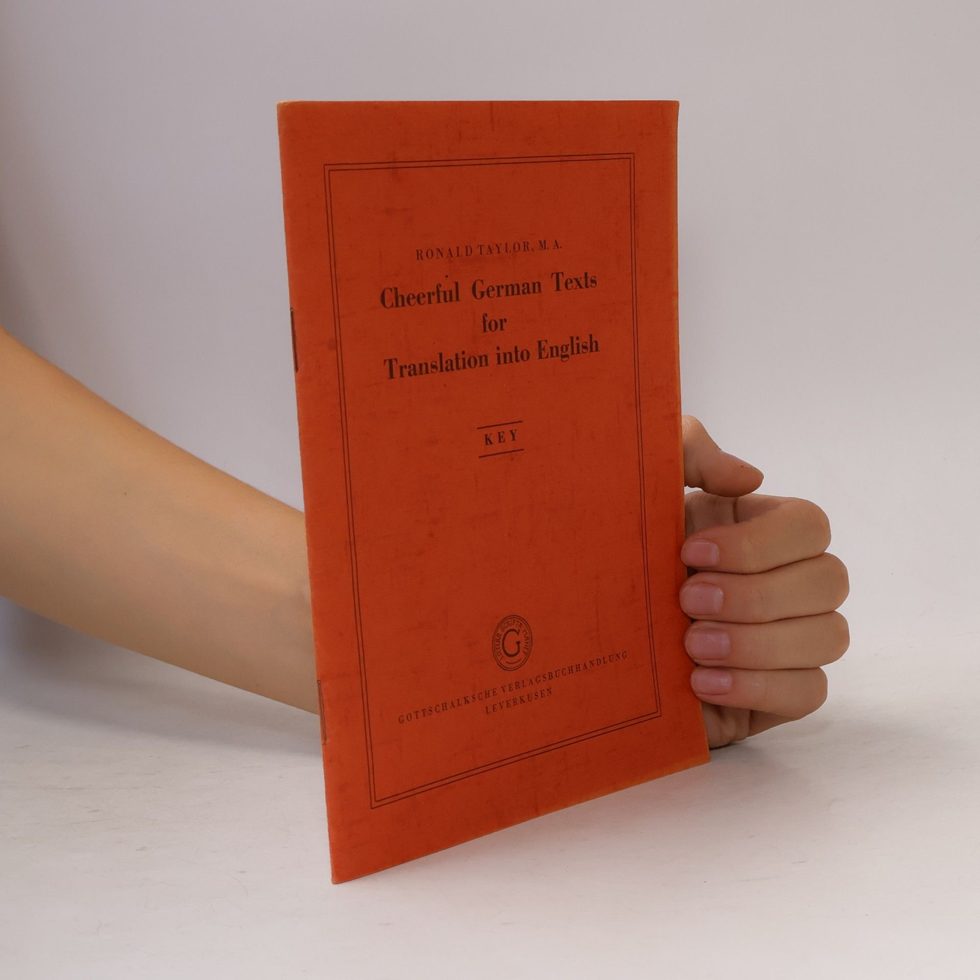 Ronald Taylor Cheerful German Texts for Translation into English