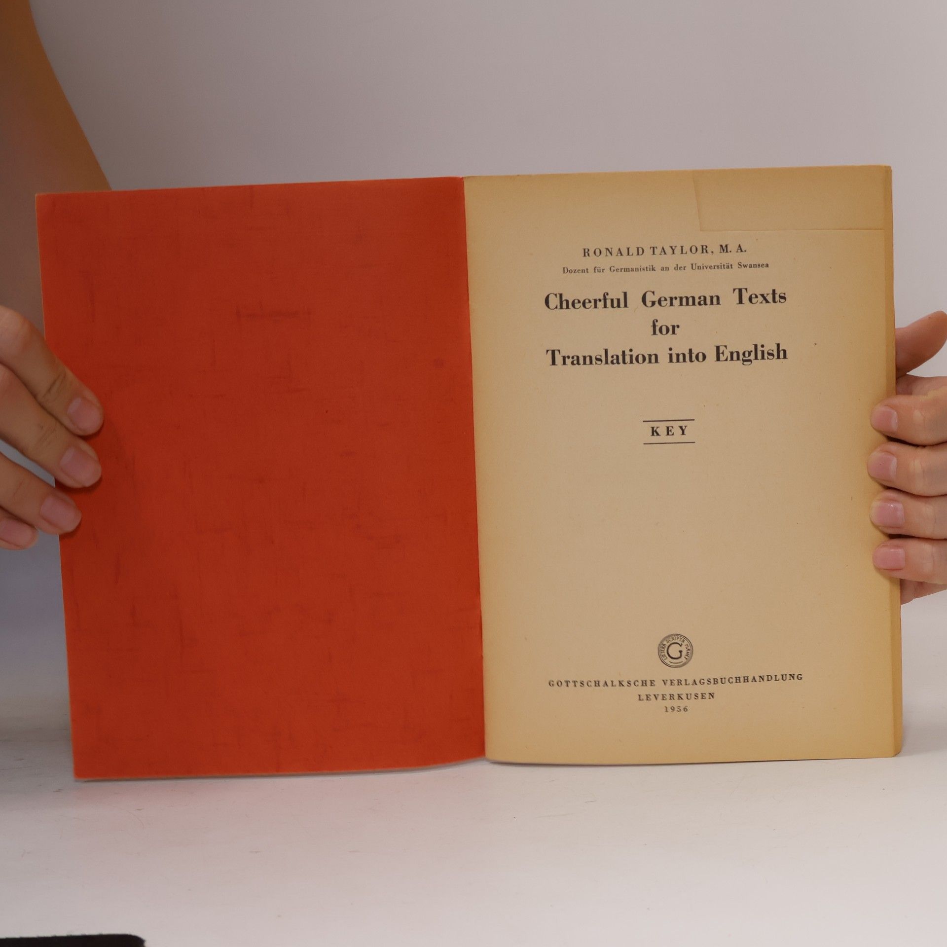 Ronald Taylor Cheerful German Texts for Translation into English